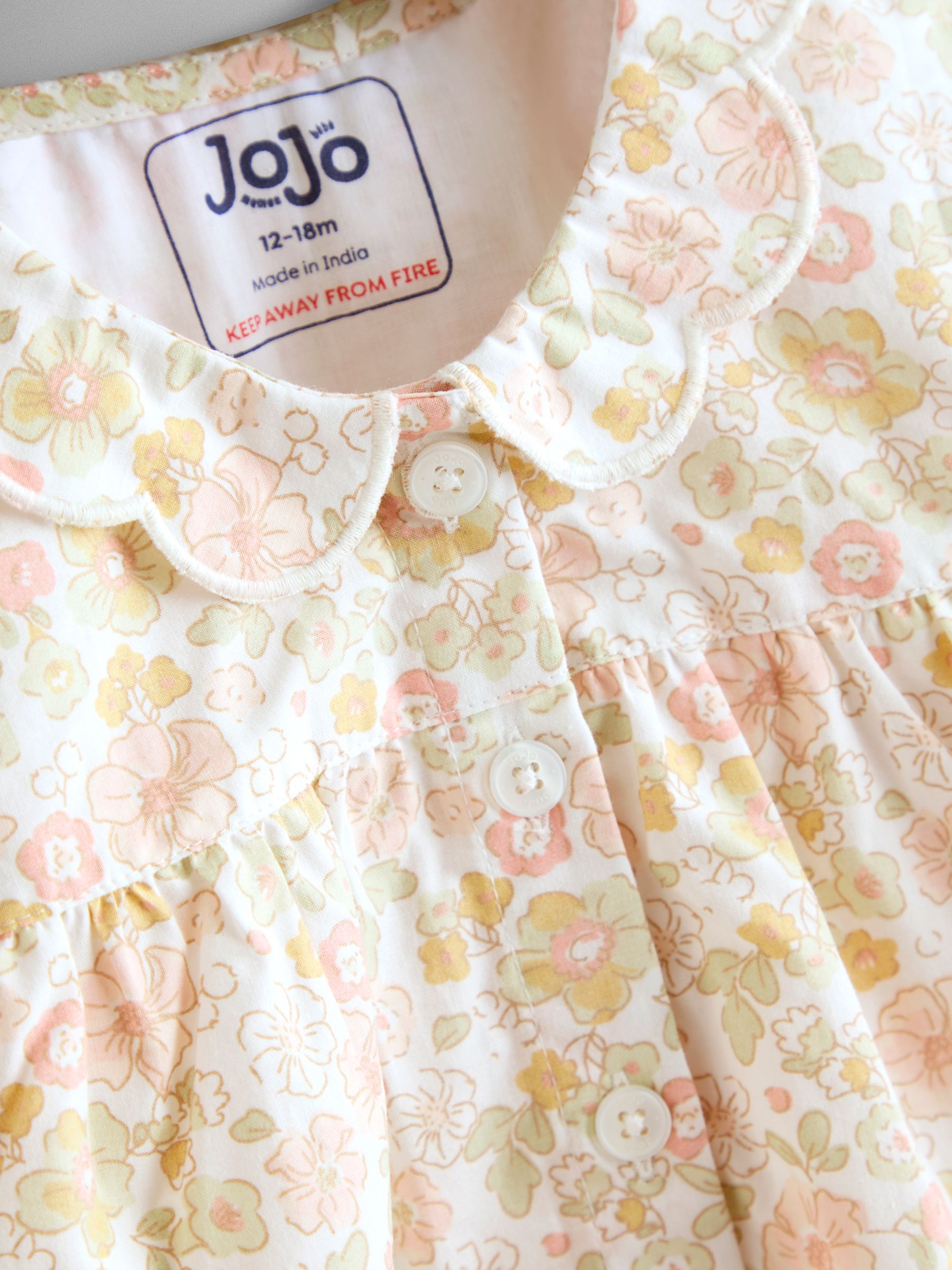 Ditsy Floral Stripe Seersucker Pyjamas - Image 3 of 7