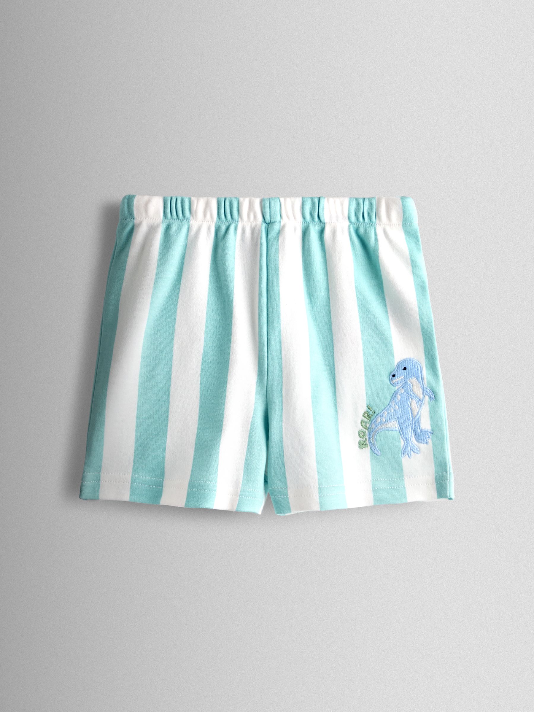 Green Dino 2-Pack Short Jersey Pyjamas - Image 11 of 15