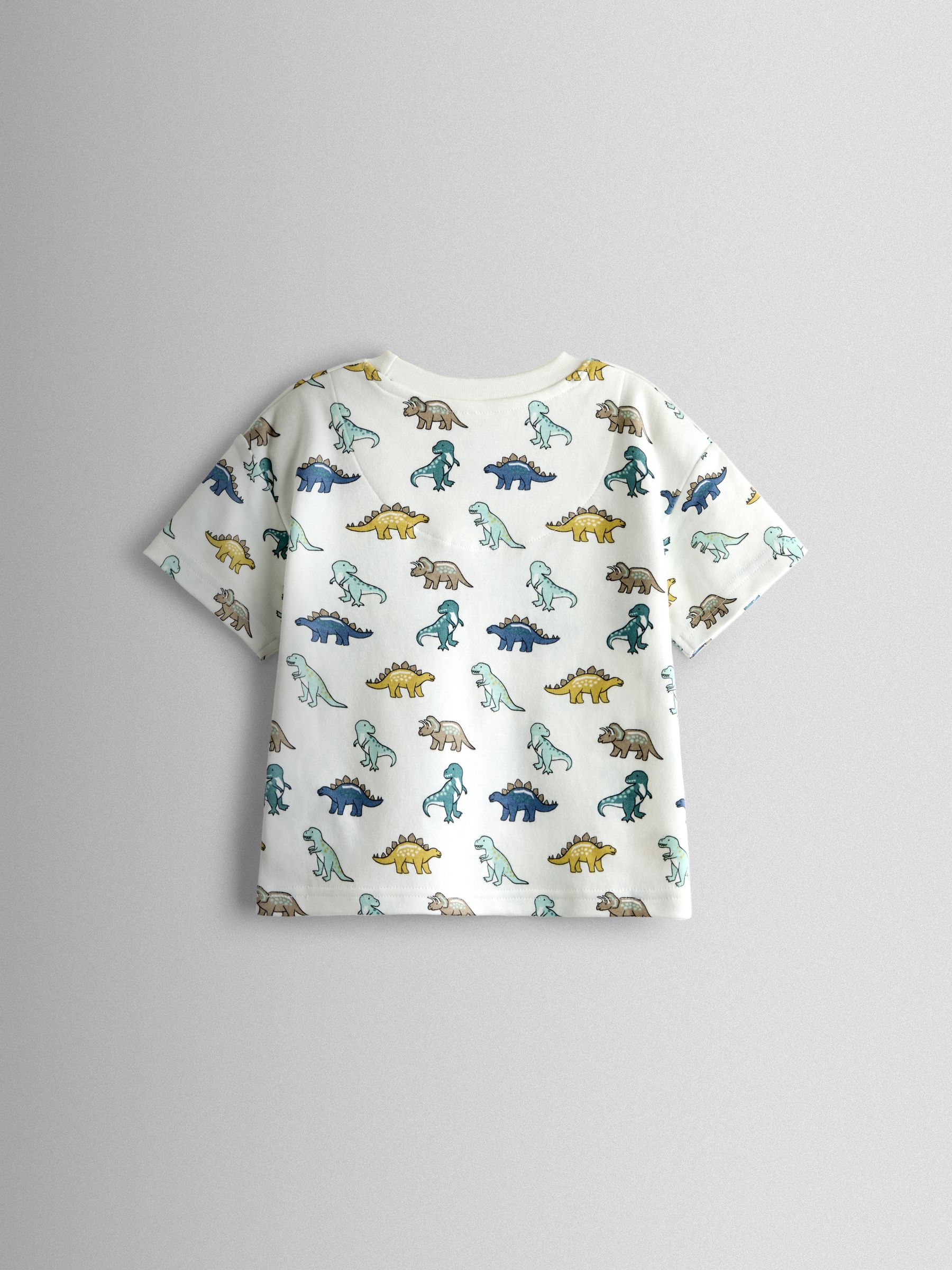 Green Dino 2-Pack Short Jersey Pyjamas - Image 5 of 15