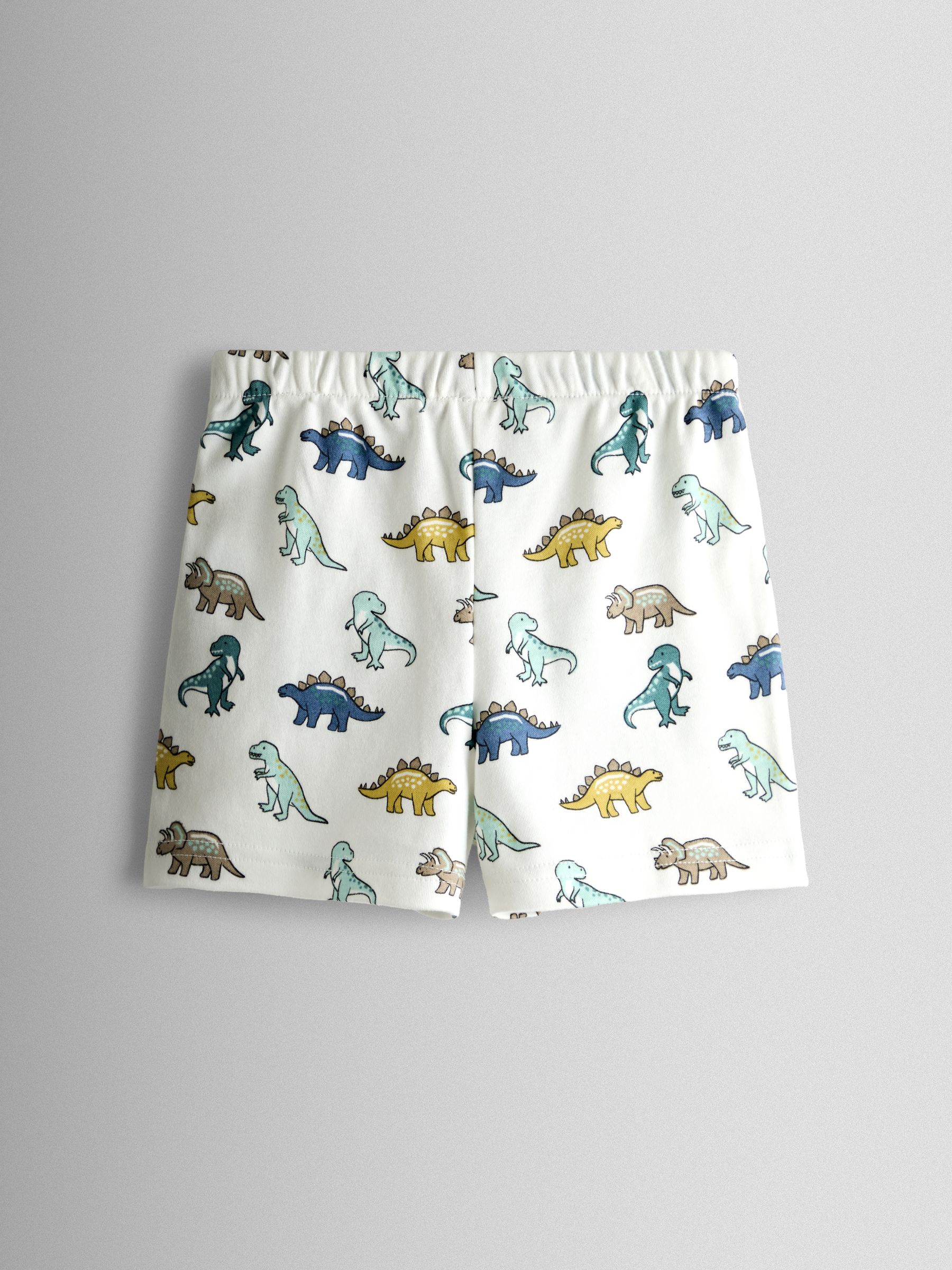 Green Dino 2-Pack Short Jersey Pyjamas - Image 7 of 15