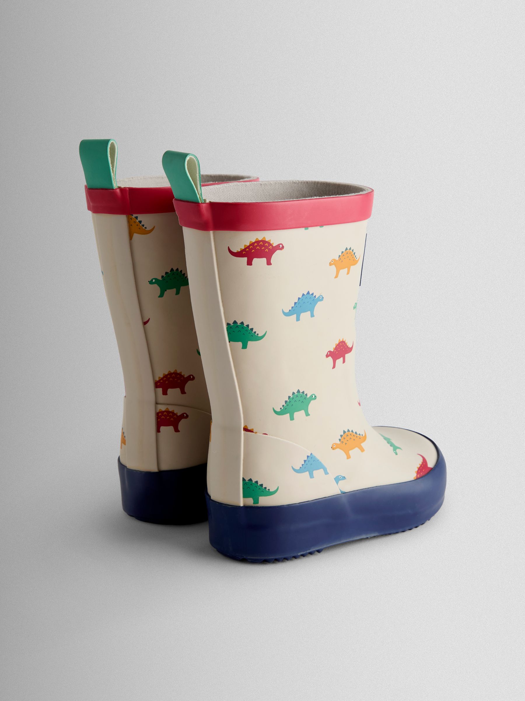 Stone Dino Print Wellies - Image 3 of 5