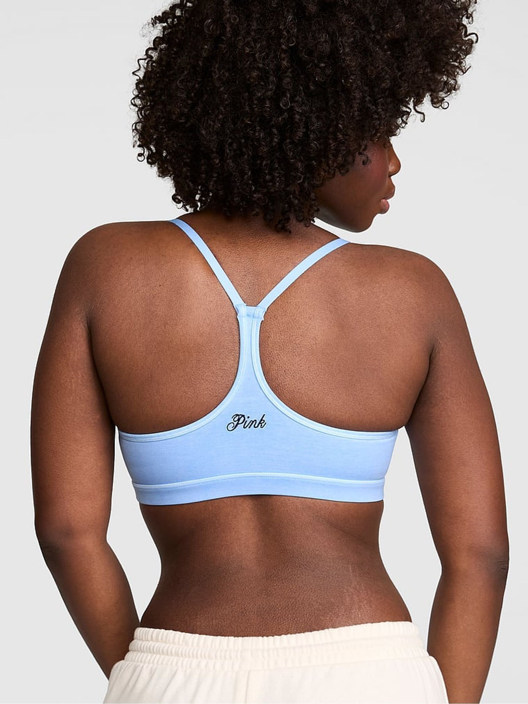 Blue Dancer Cotton Sports Bra - Image 2 of 2