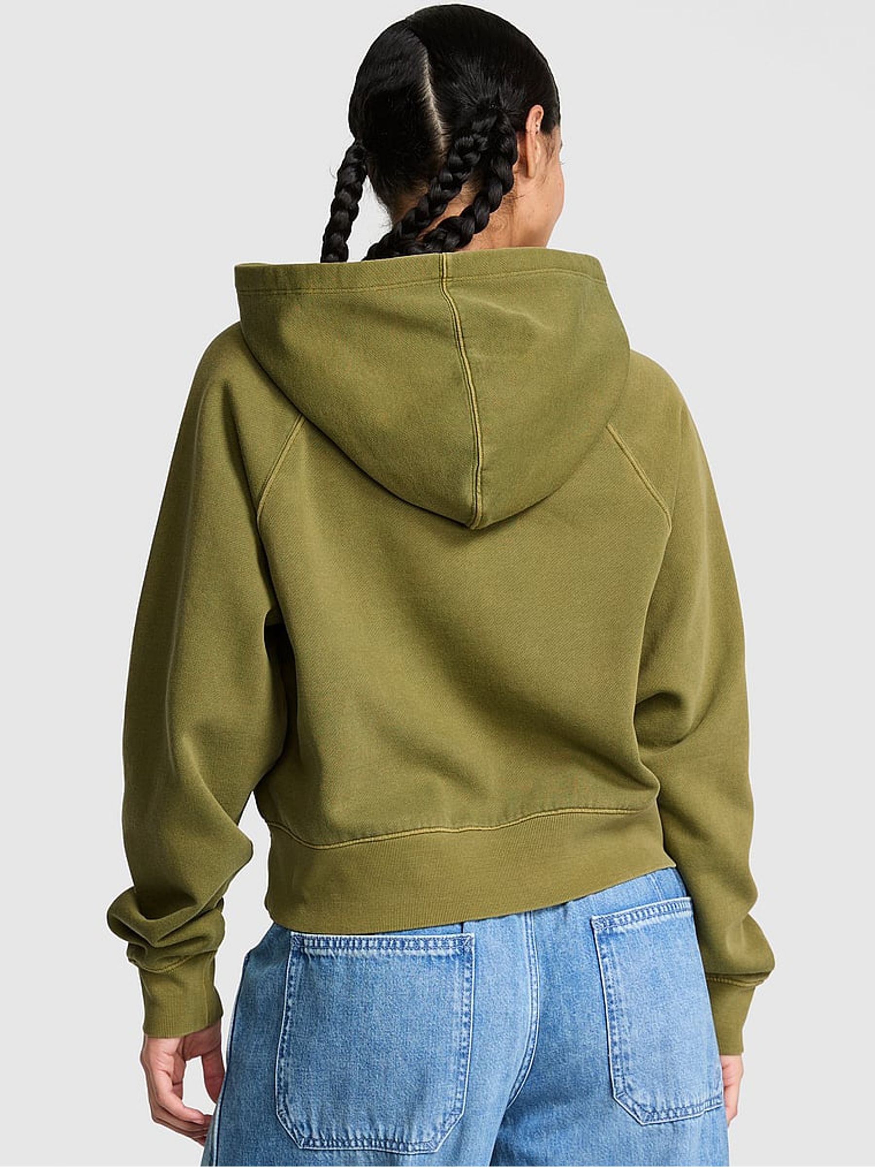 Lizard Green Fleece Hoodie - Image 2 of 2