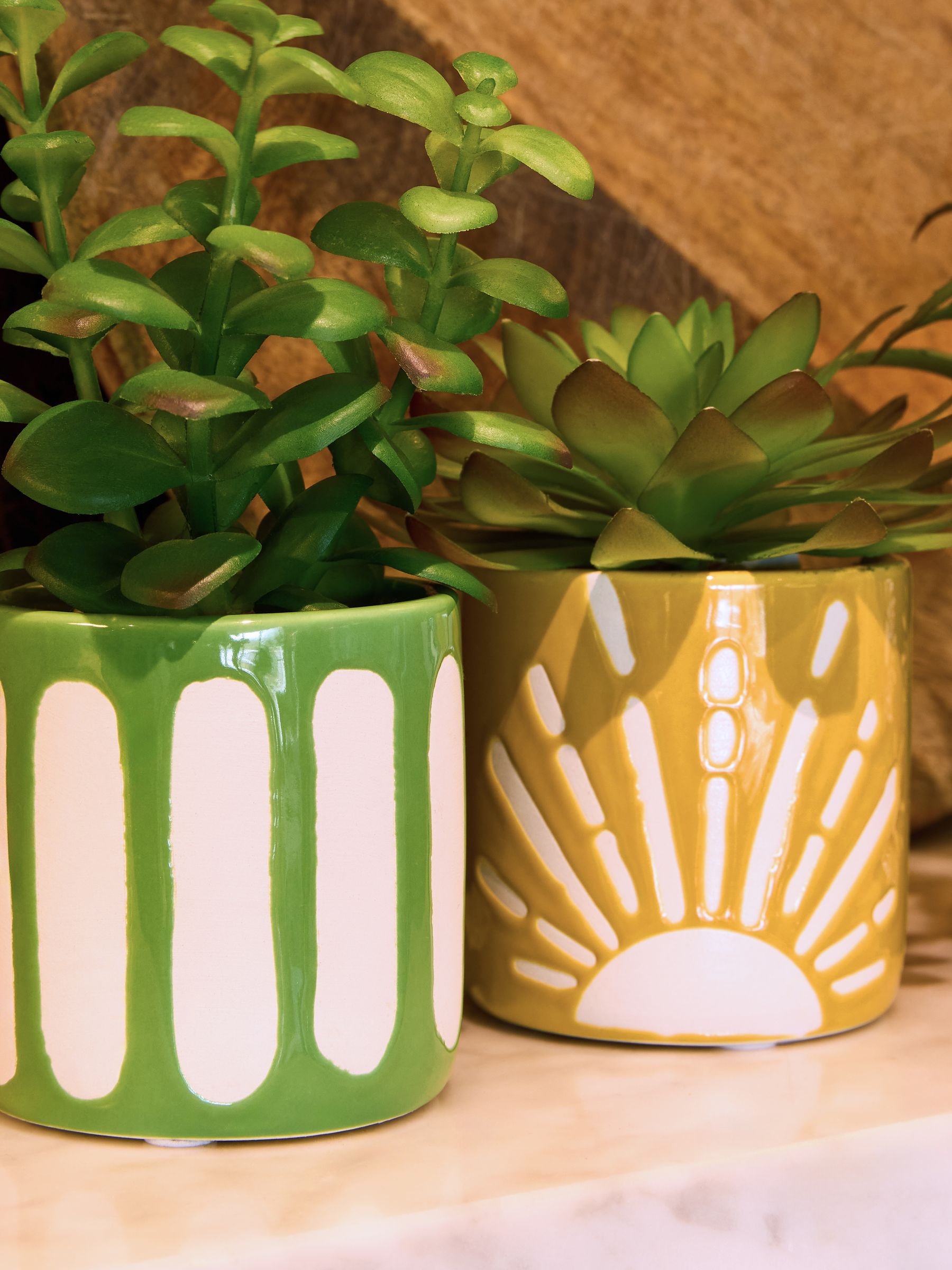 Set of 3 Multi Artificial Succulents - Image 3 of 5