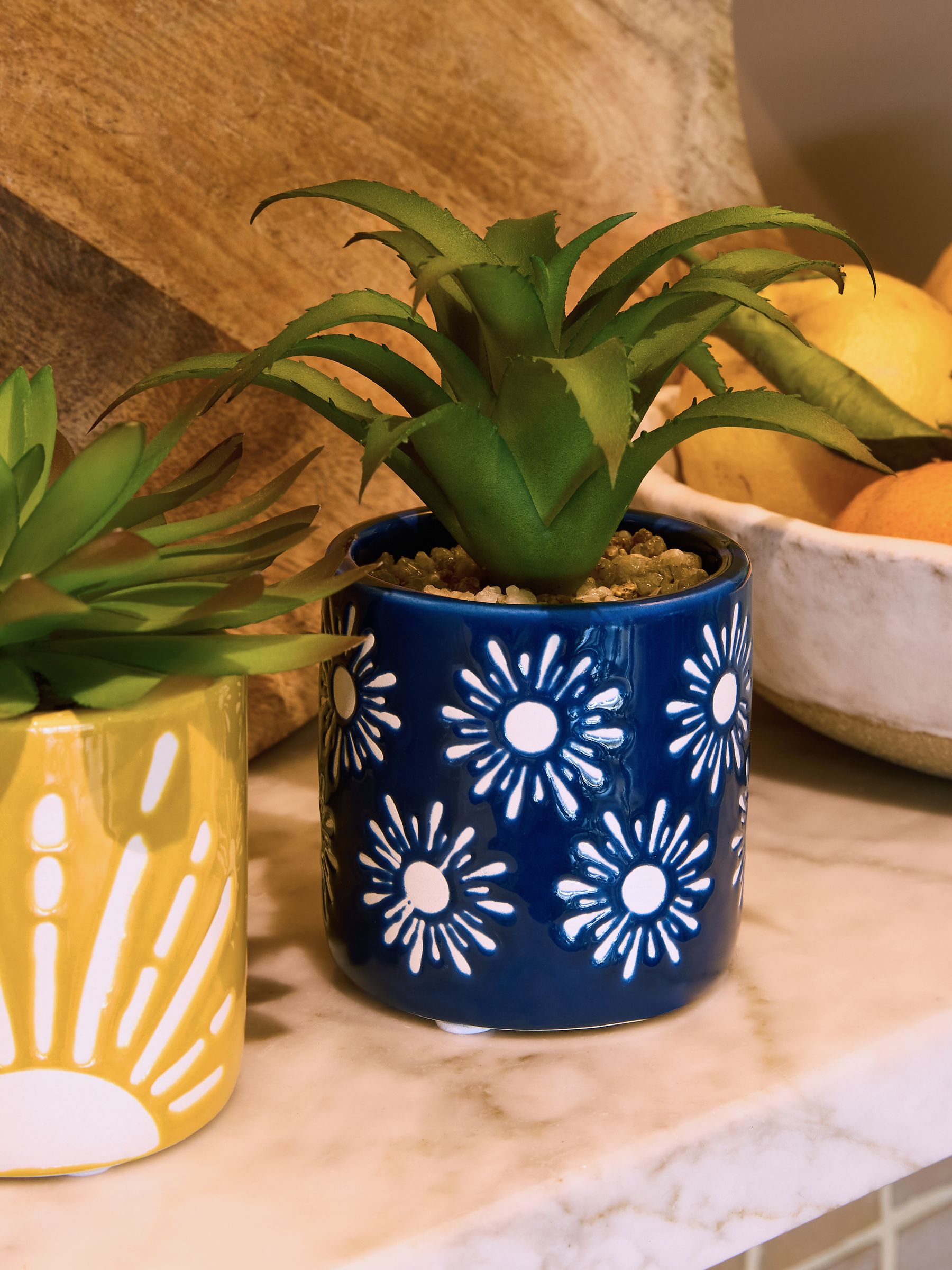 Set of 3 Multi Artificial Succulents - Image 4 of 5