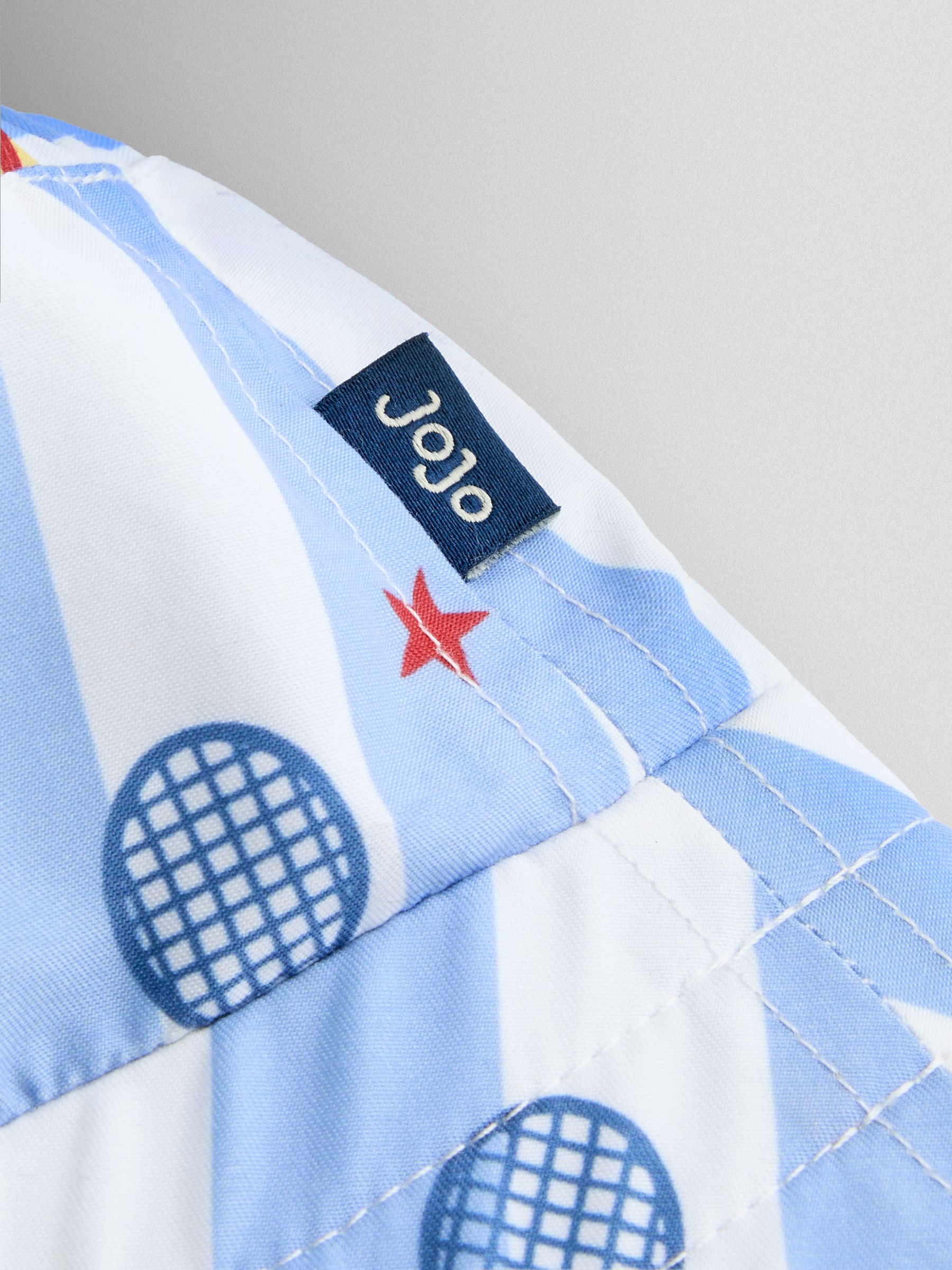 Tennis Blue Stripe Swim Bucket Hat - Image 4 of 5