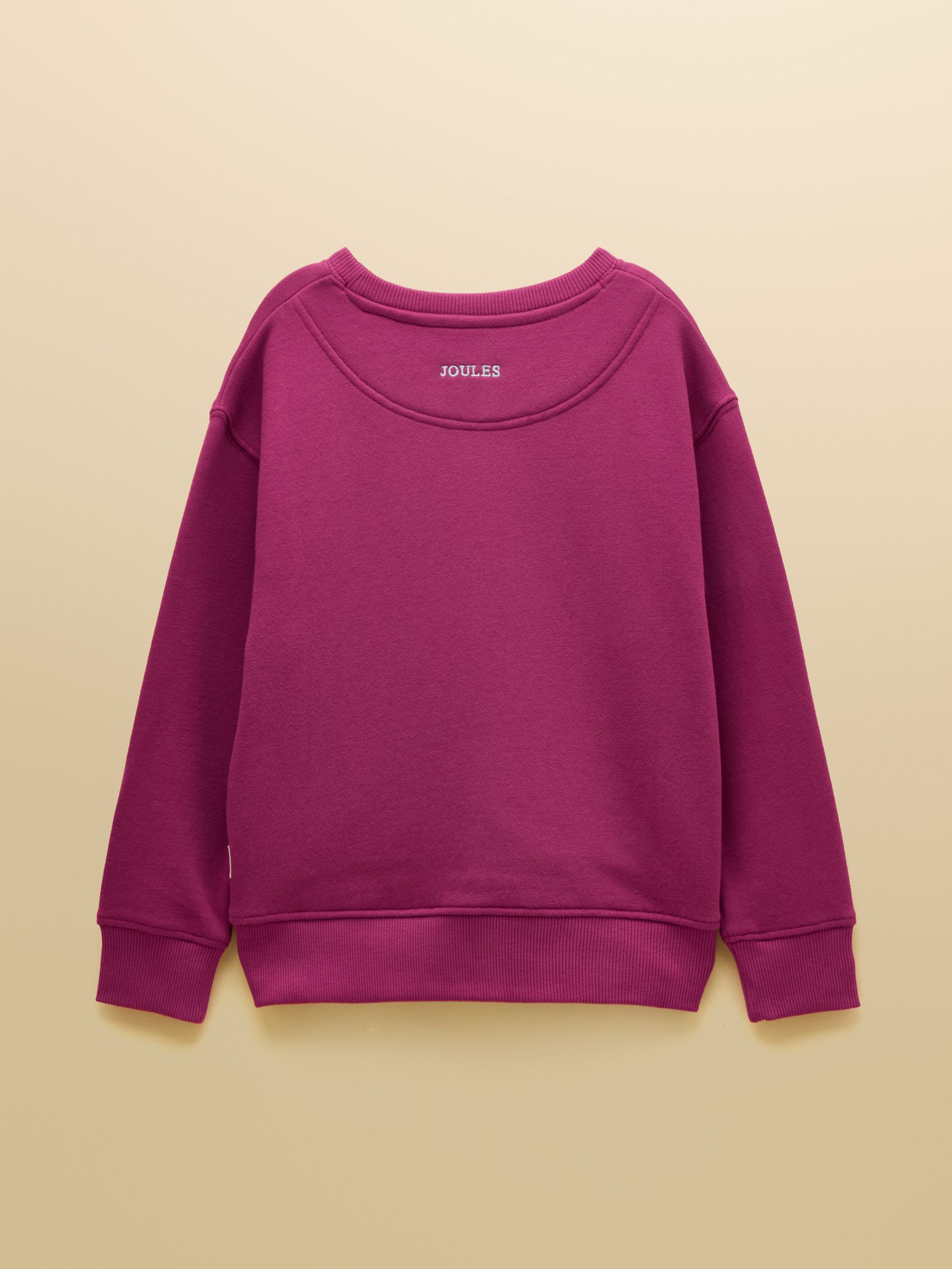 Kids' Sundaze Purple Slogan Crew Neck Sweatshirt - Image 2 of 5