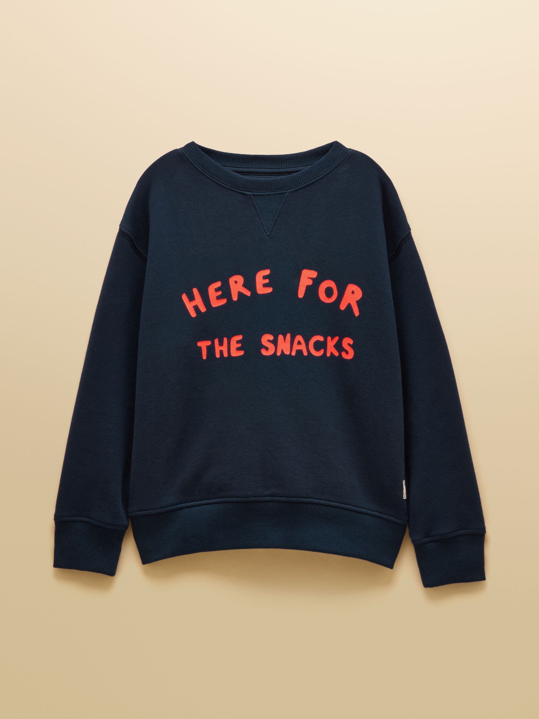 Kids' Sundaze Navy Slogan Crew Neck Sweatshirt - Image 1 of 5