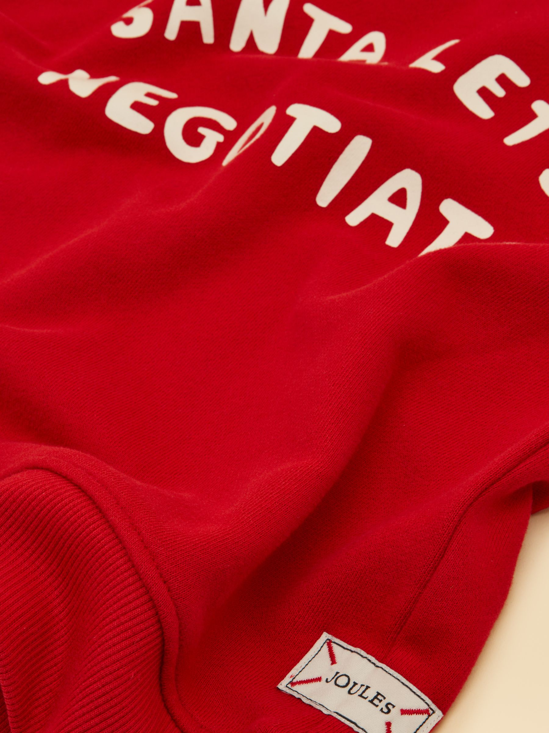 Kids' Sundaze Red Slogan Crew Neck Sweatshirt - Image 4 of 4