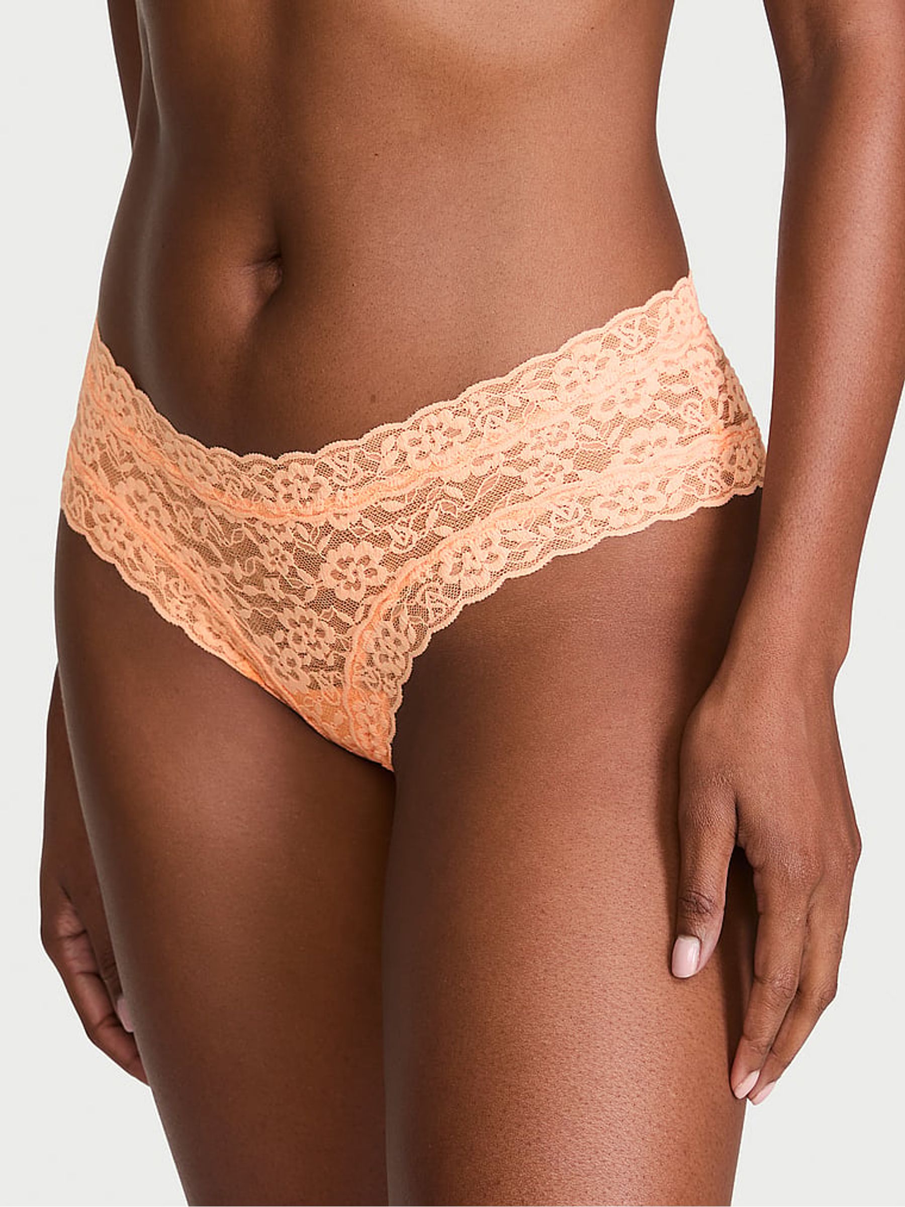 Sunlit Apricot Orange Cheeky Knickers - Image 1 of 2
