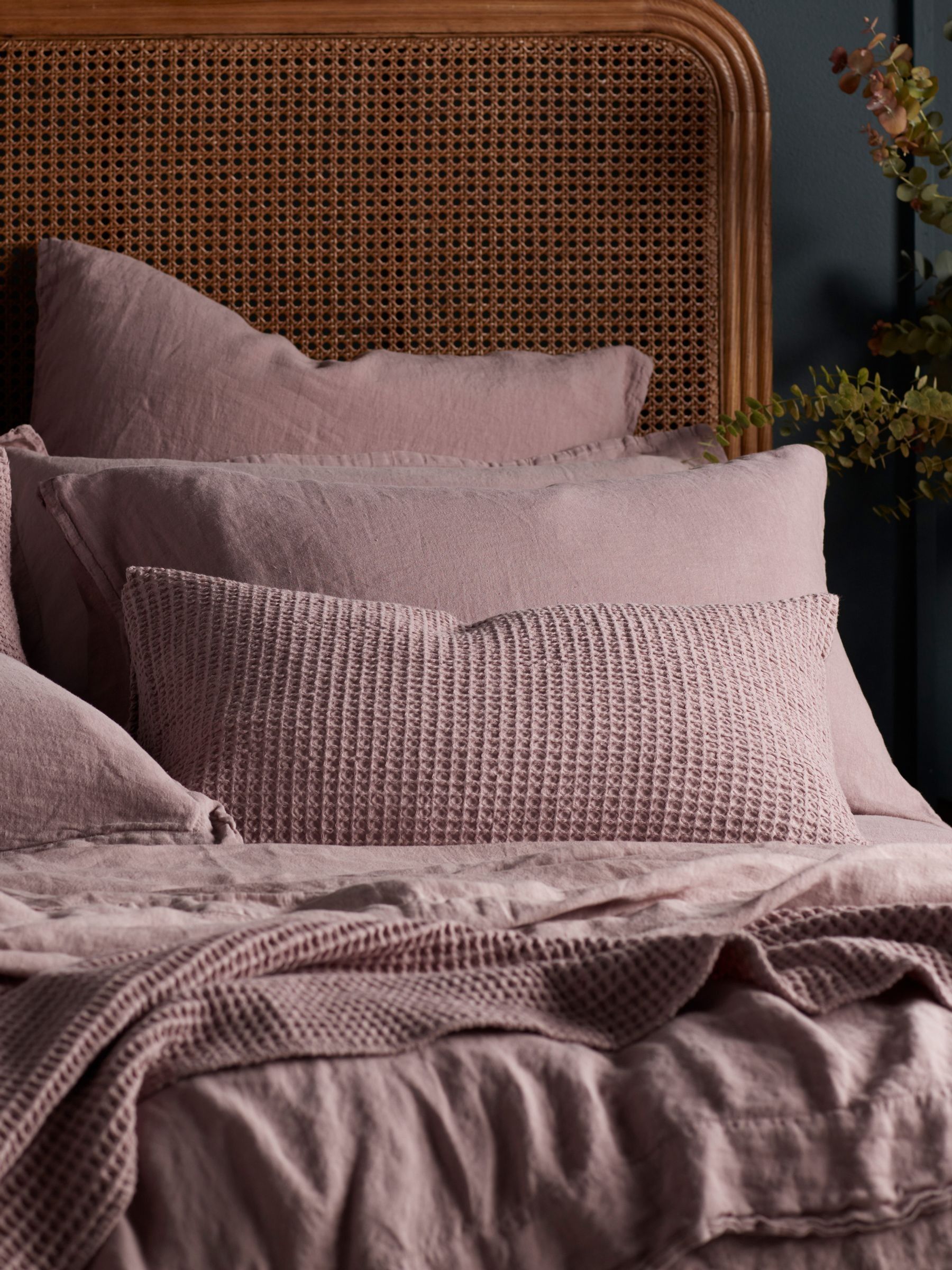 Secret Linen Store Vintage Rose 100% Linen Pillowcase - Image 1 of 5