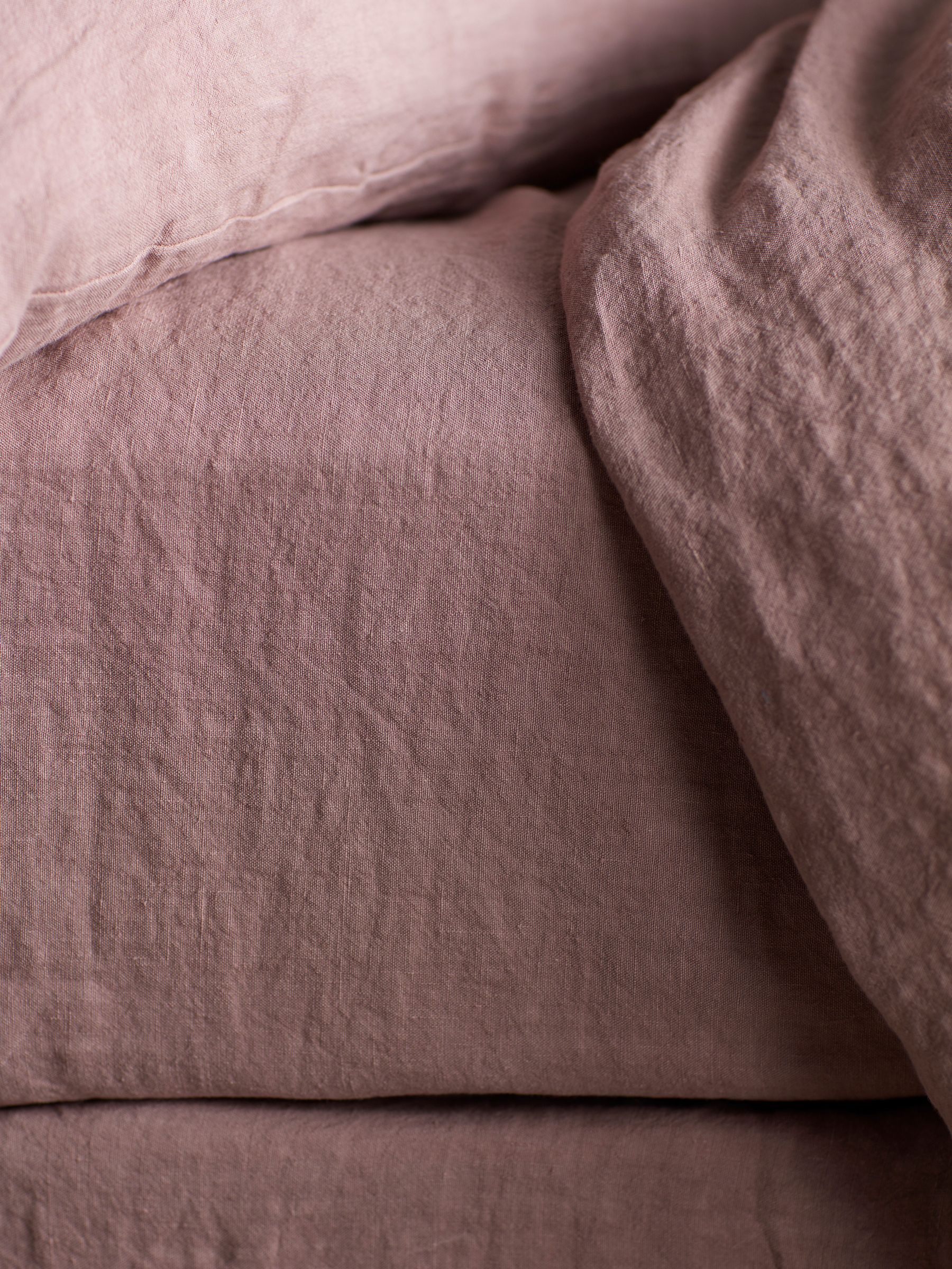 Secret Linen Store Vintage Rose 100% Linen Pillowcase - Image 3 of 5