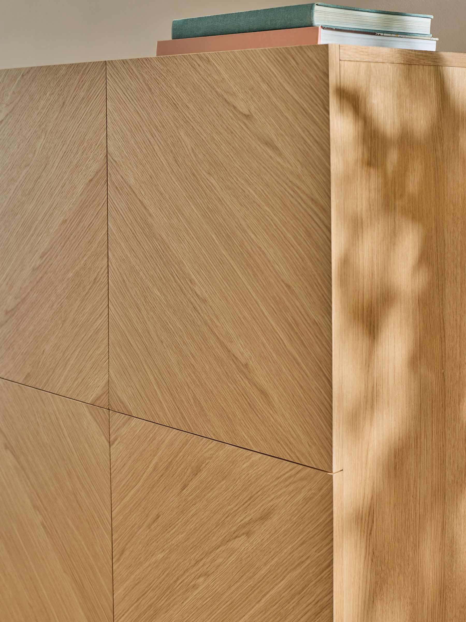 Belgrave Tall Sideboard in Oak - Image 4 of 7