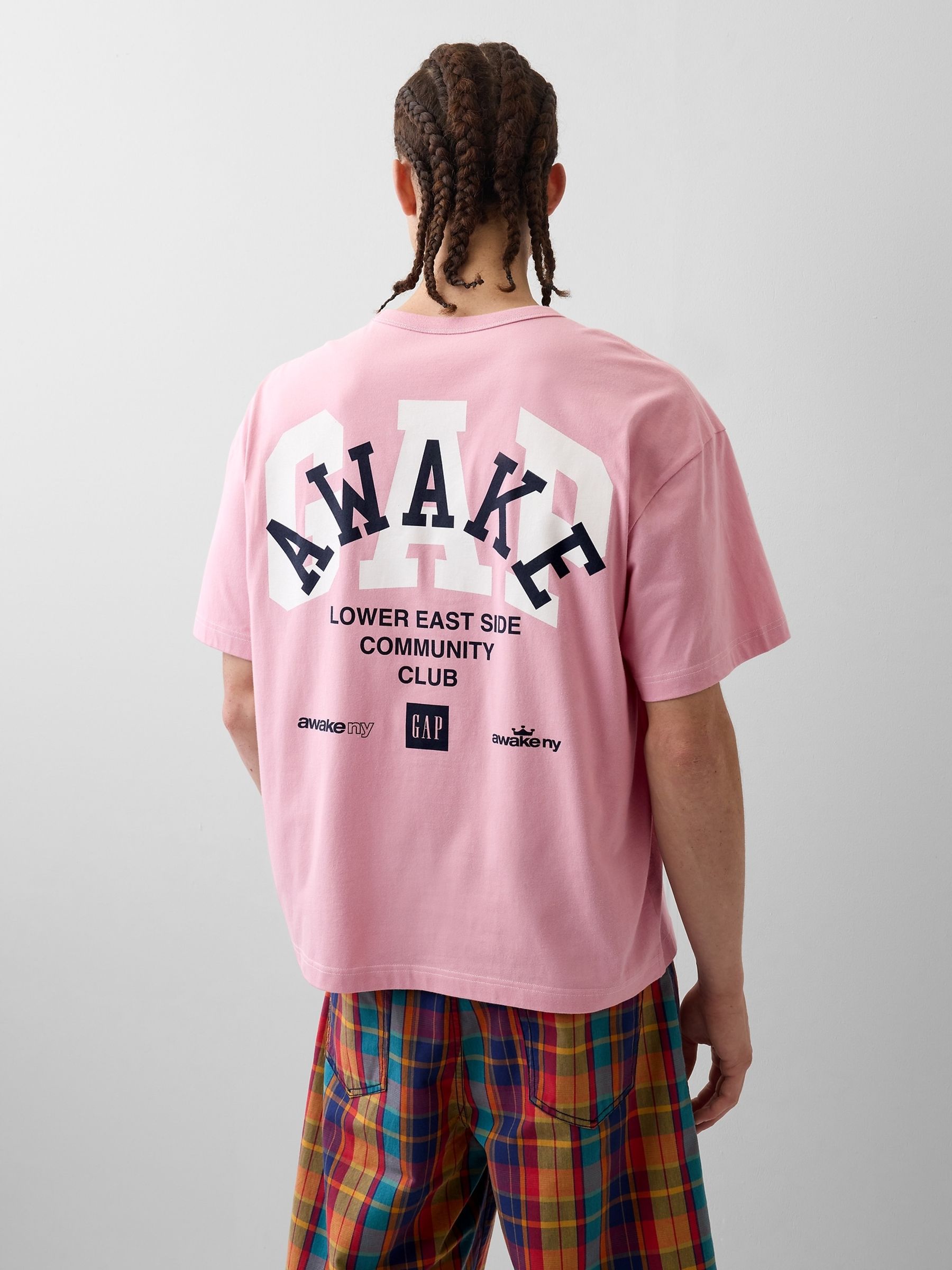 Gap x Awake NY Pink Relaxed Logo T-Shirt - Image 2 of 6