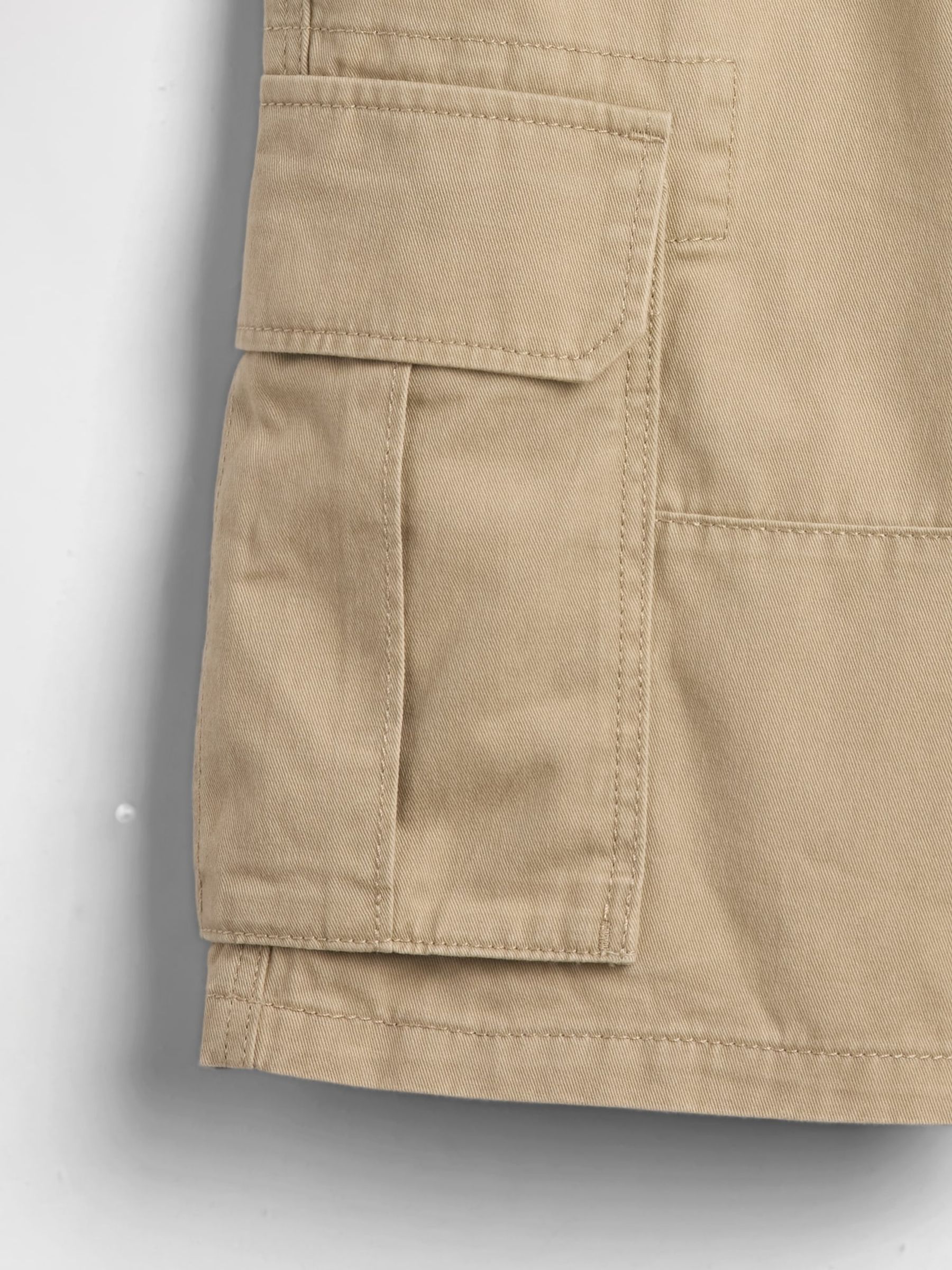 Beige Relaxed Easy Cargo Shorts - Image 2 of 2