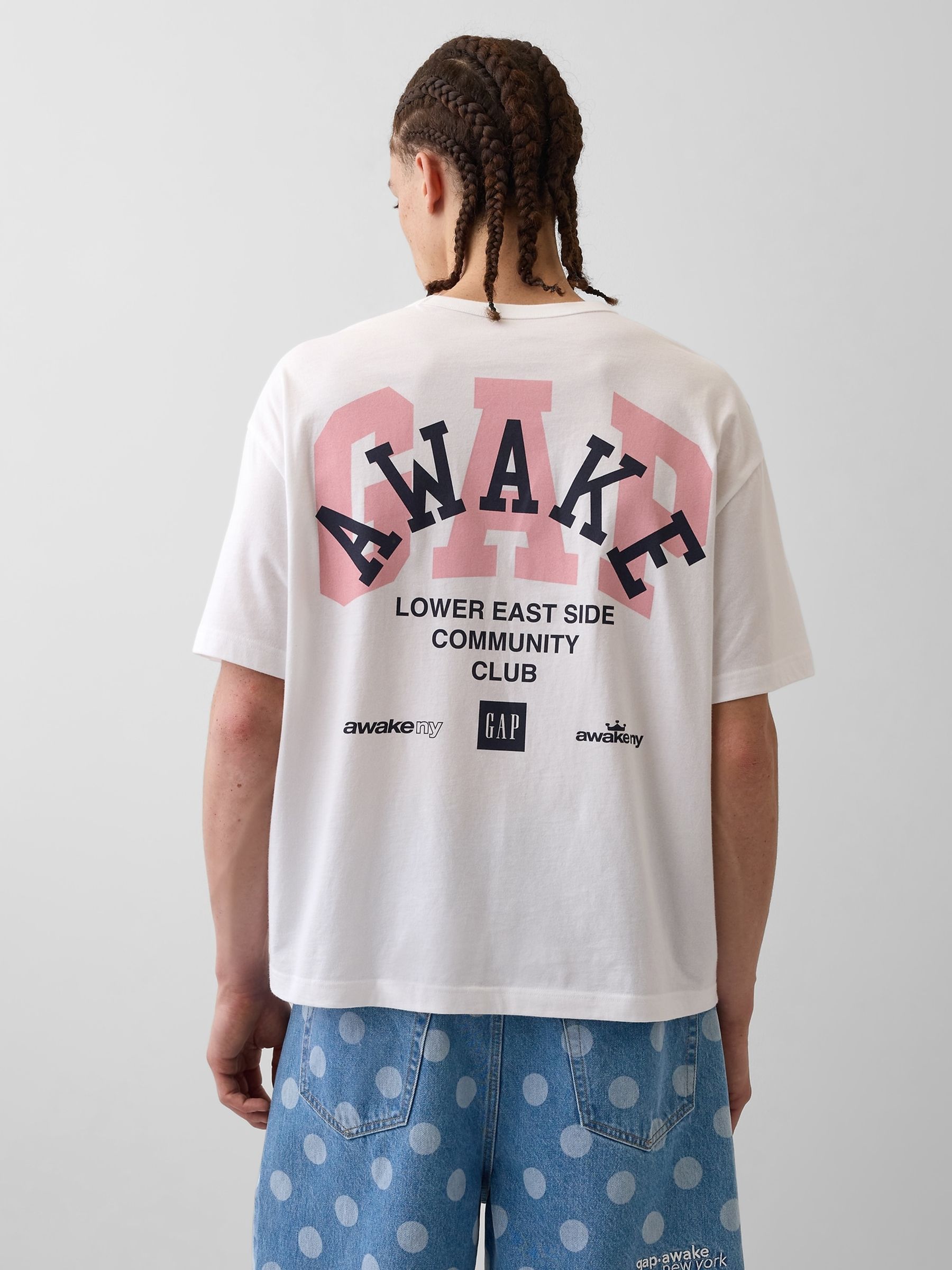 Gap x Awake NY White Relaxed Logo T-Shirt - Image 2 of 6