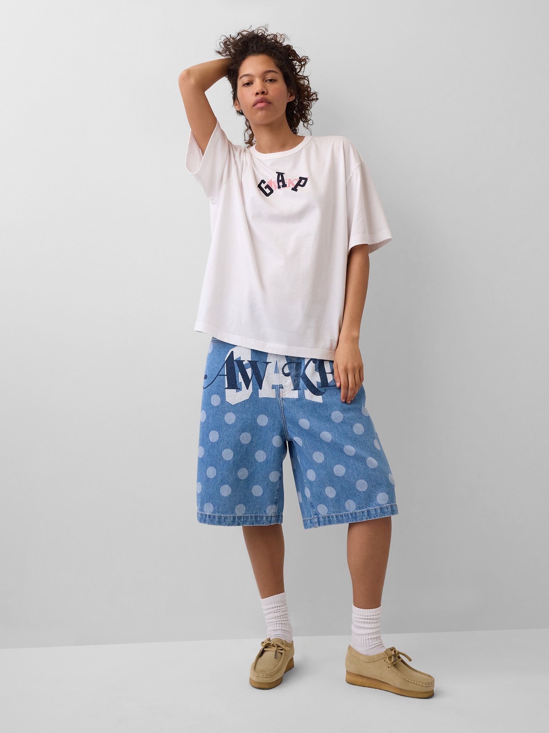 Gap x Awake NY White Relaxed Logo T-Shirt - Image 3 of 6