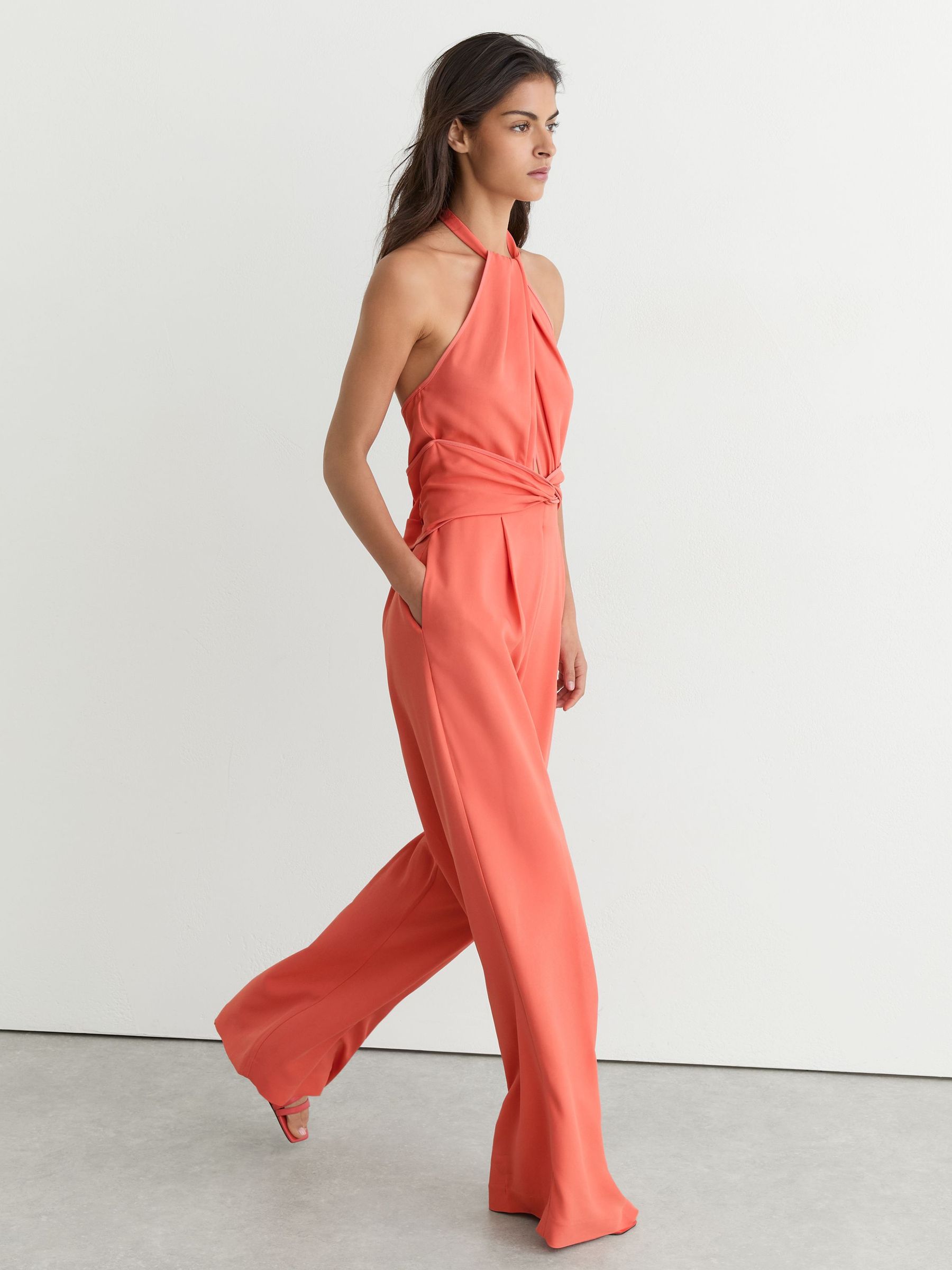Jumpsuit in Coral Pink - Image 7 of 8