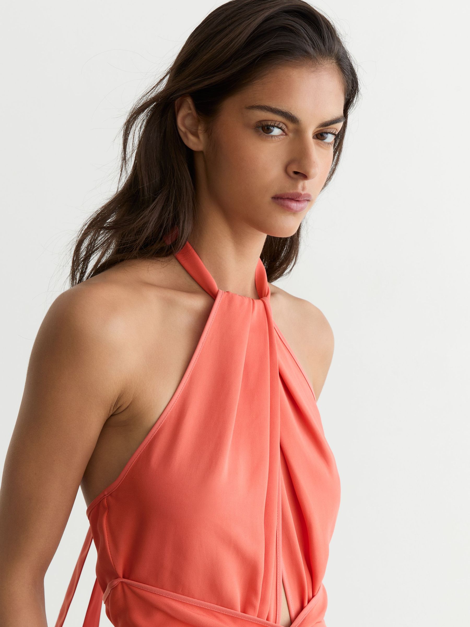 Jumpsuit in Coral Pink - Image 8 of 8