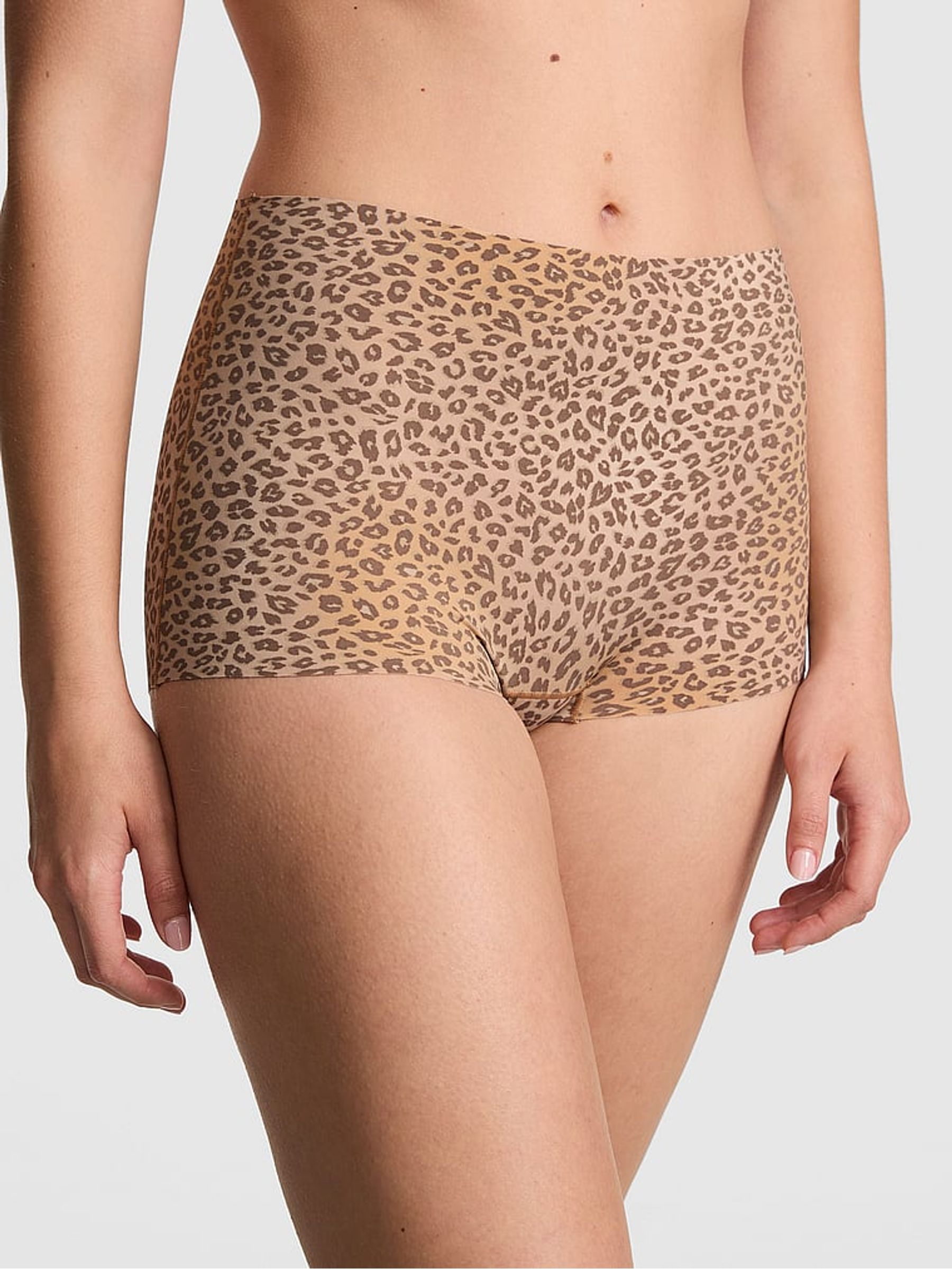 Brown Leopard Short No Show Knickers - Image 1 of 2
