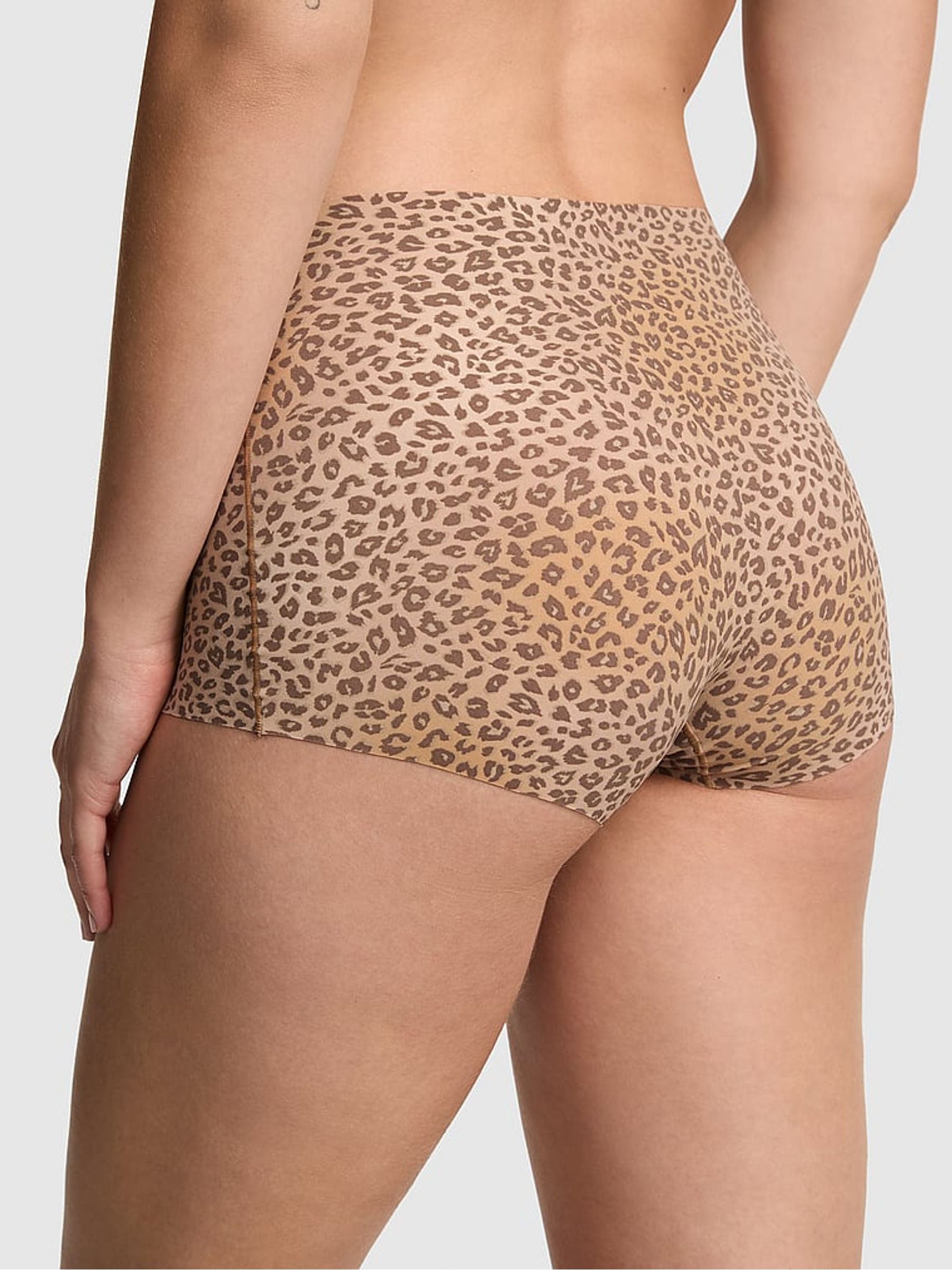 Brown Leopard Short No Show Knickers - Image 2 of 2