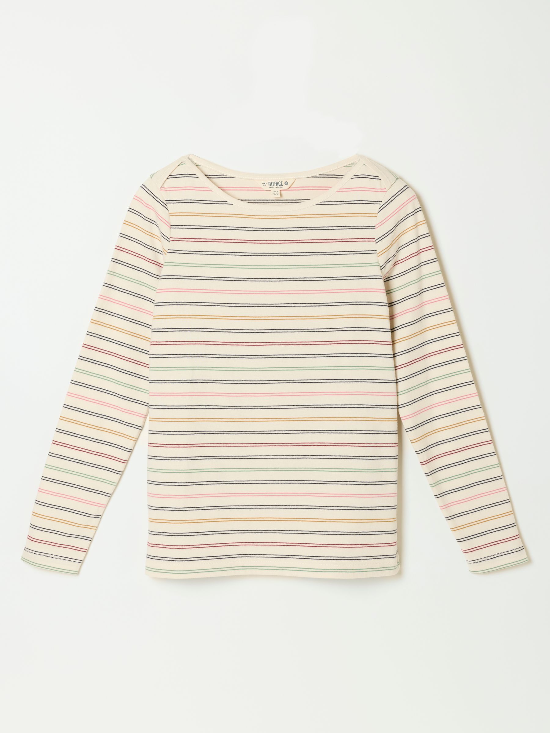 Breton Natural Long Sleeve Stripe T-Shirt - Image 6 of 6