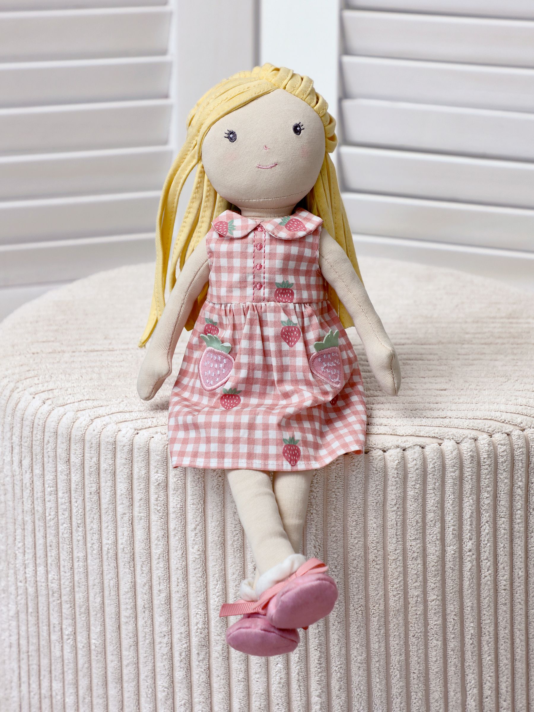 Pink Strawberry Ragdoll Toys - Image 1 of 4