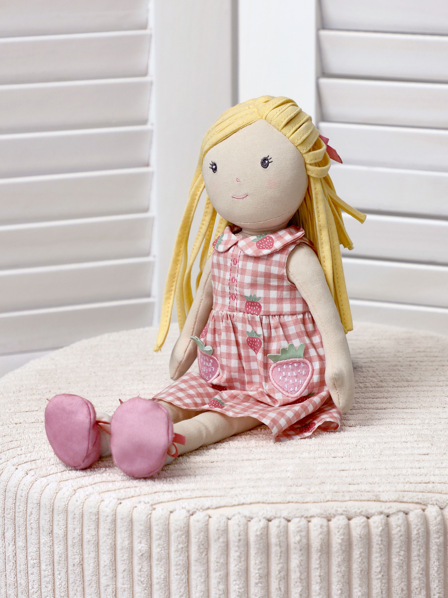 Pink Strawberry Ragdoll Toys - Image 2 of 4 Pink Strawberry Ragdoll Toys - Image 2 of 4