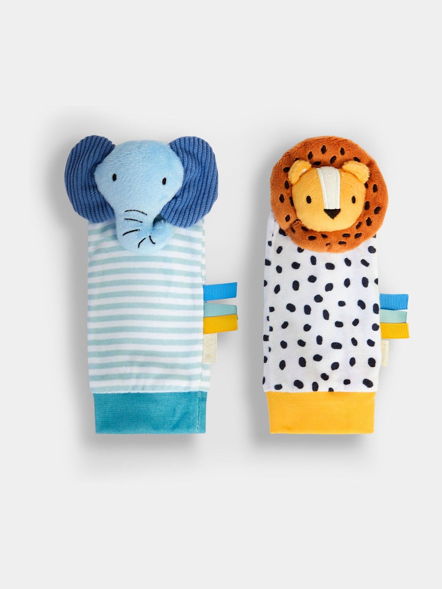 Safari Multi-Color Baby Rattle & Teether Toy - Image 2 of 3 Safari Multi-Color Baby Rattle & Teether Toy - Image 2 of 3
