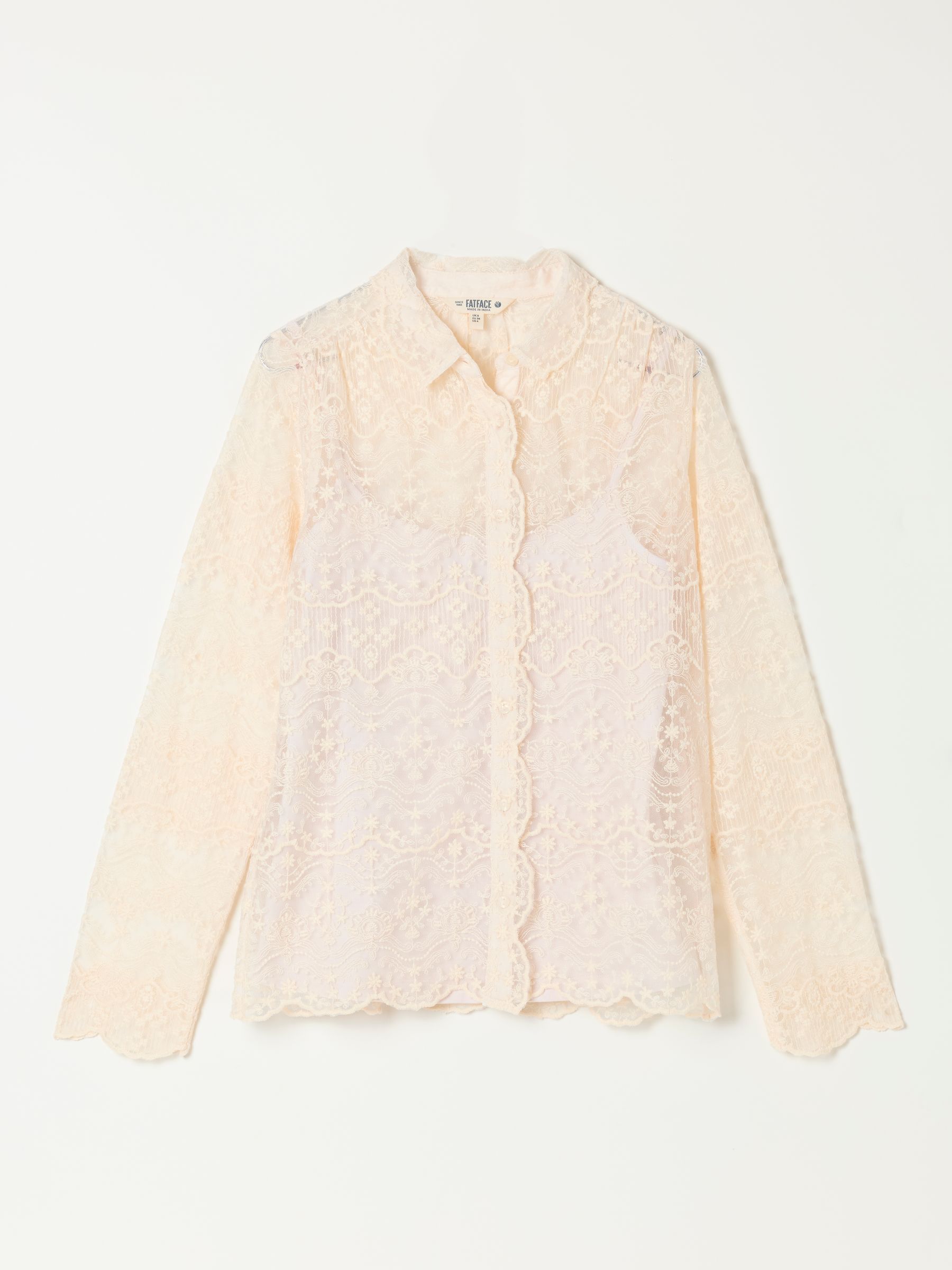 Ivory Lace 2 in 1 Shirt - Image 6 of 6