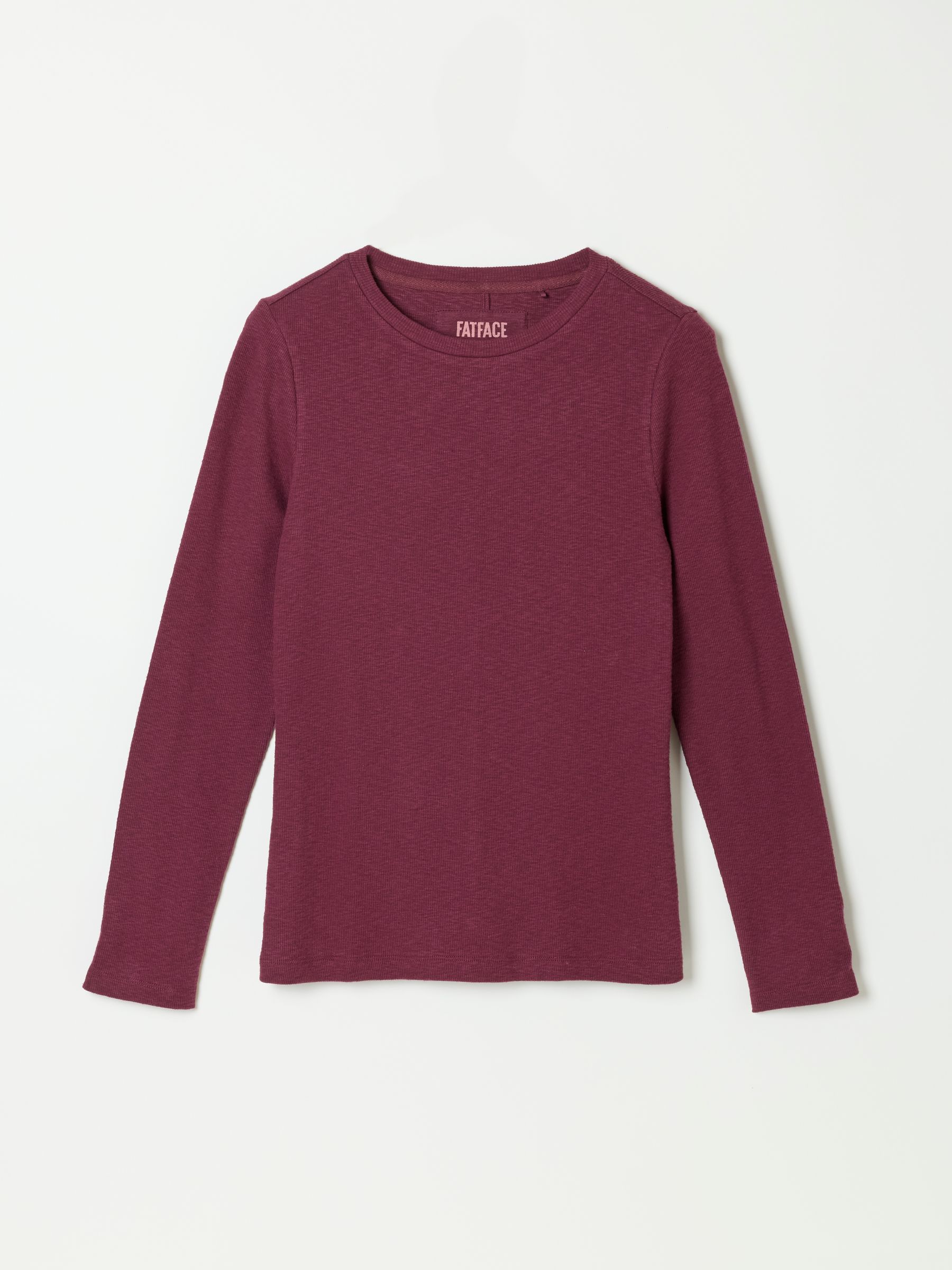 Callie Dark Purple Long Sleeve Top - Image 6 of 6