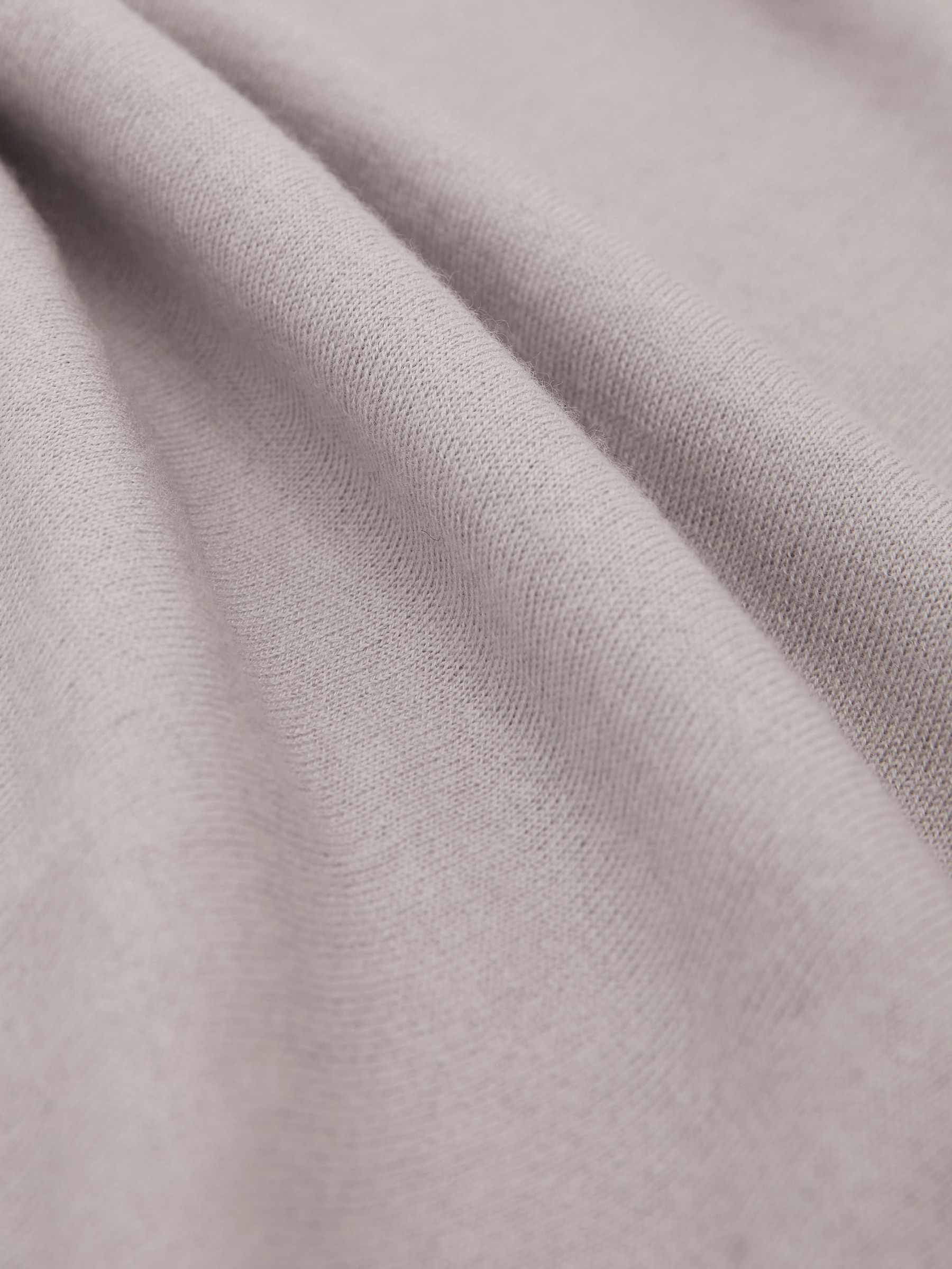 Merino Wool Funnel-Neck Sleeveless Top in Grey - Image 7 of 7