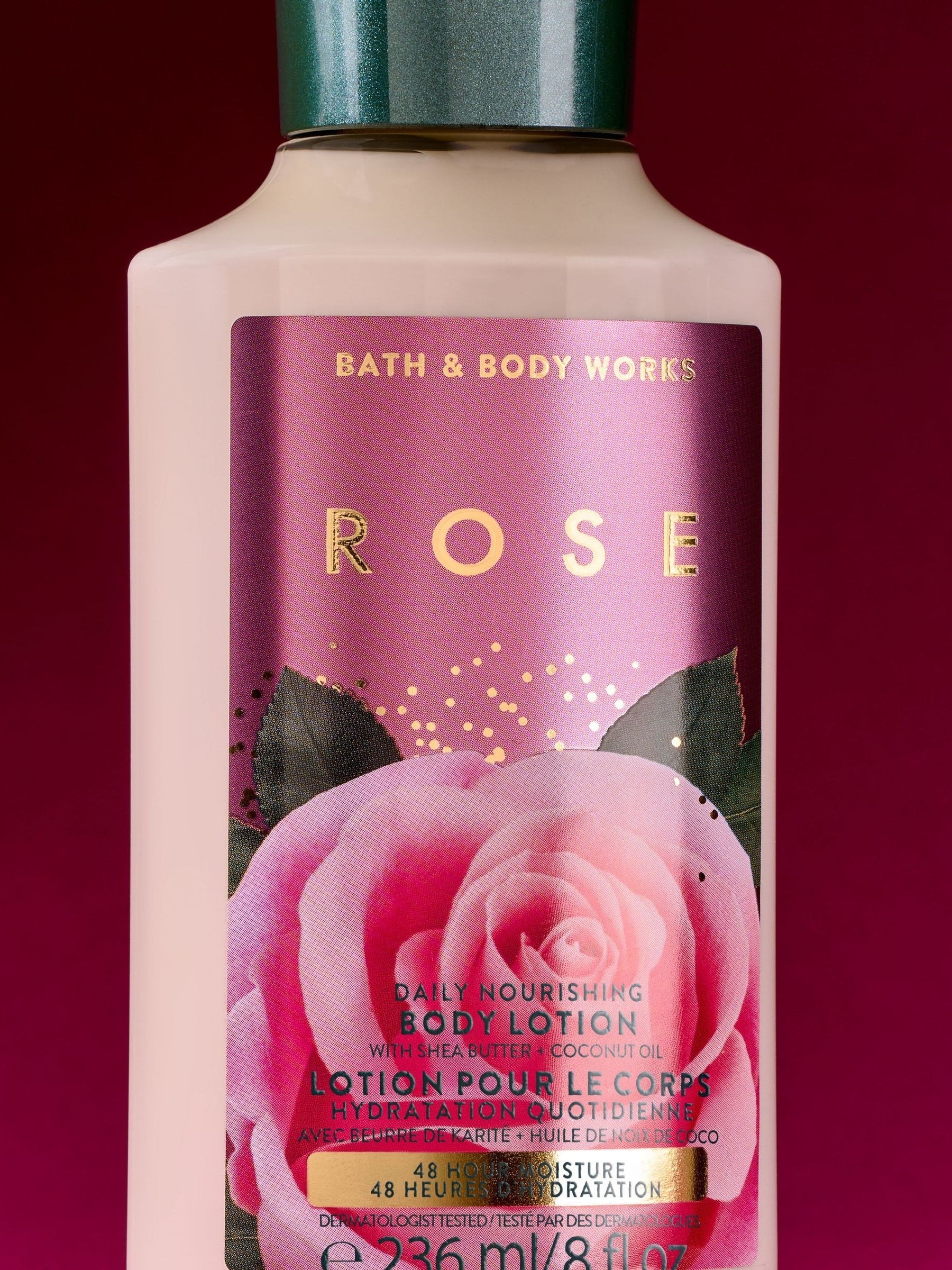 Rose Body Lotion 236ml - Image 2 of 3
