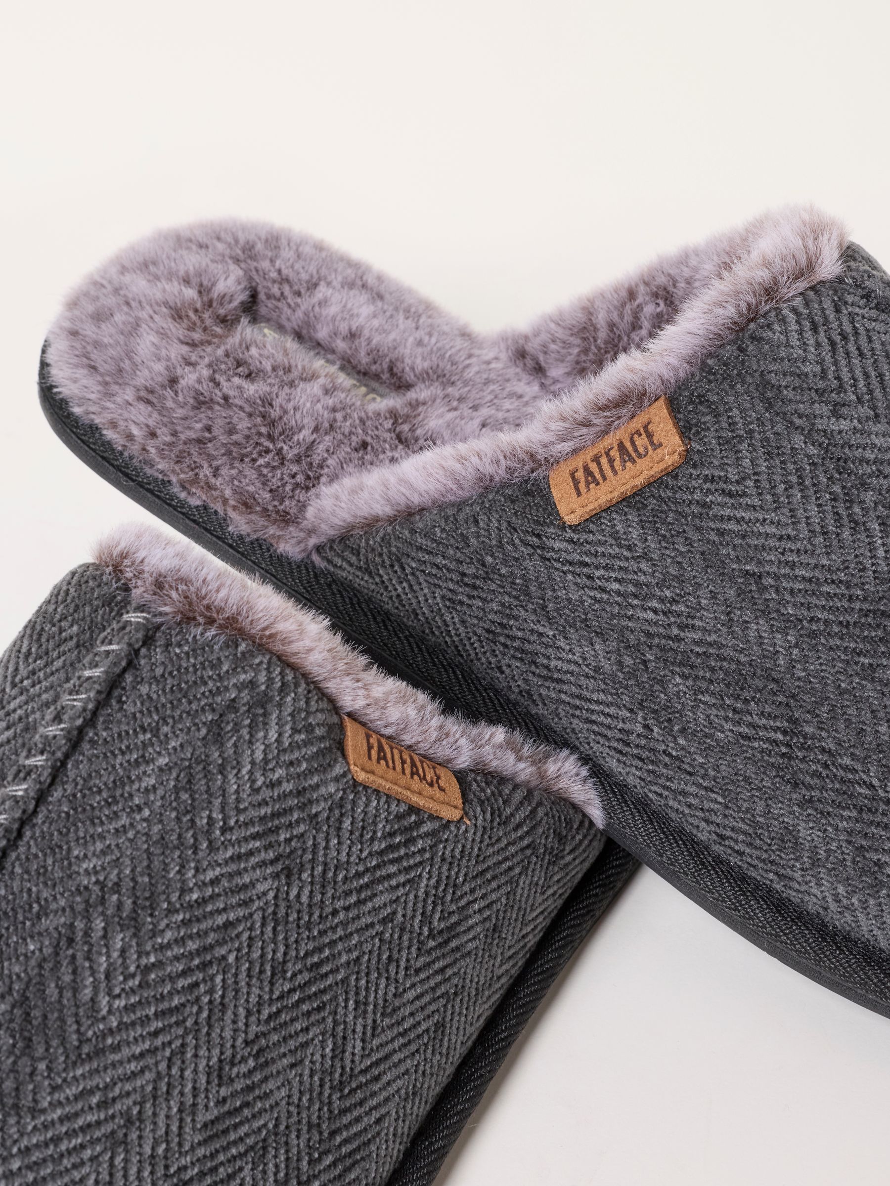 Harvey Blue Checkered Mule Slippers - Image 2 of 3