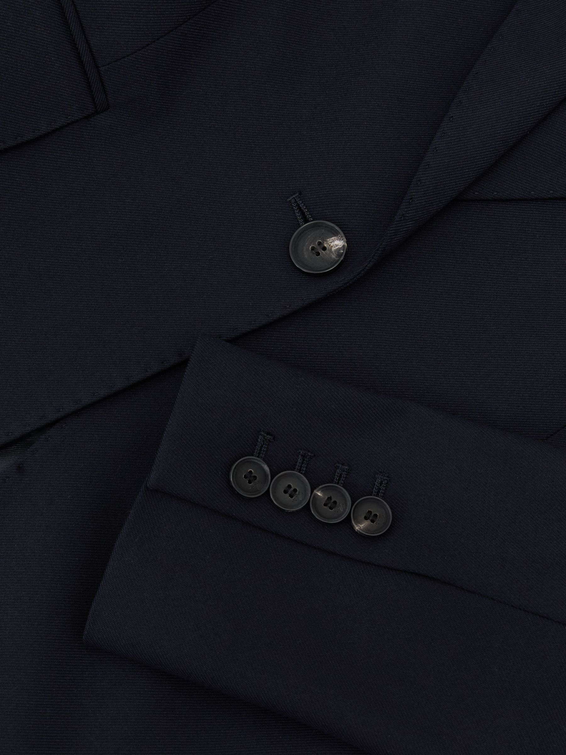 Wool-Blend Tailored Waistcoat in Navy - Image 6 of 6