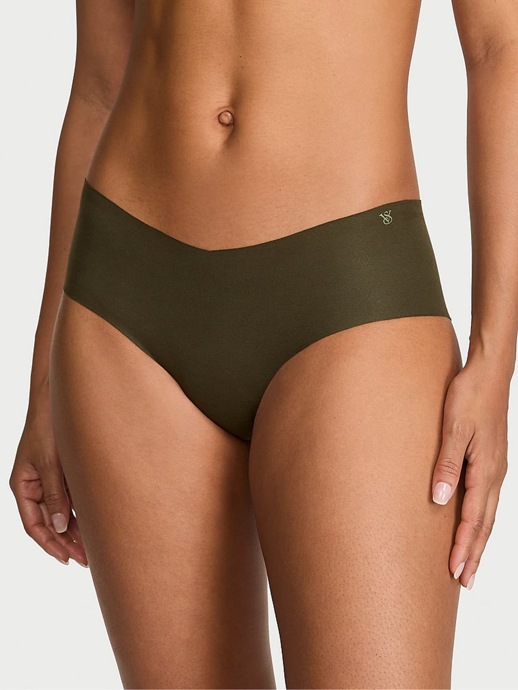 Olive Green Cheeky Cotton Knickers - Image 1 of 2