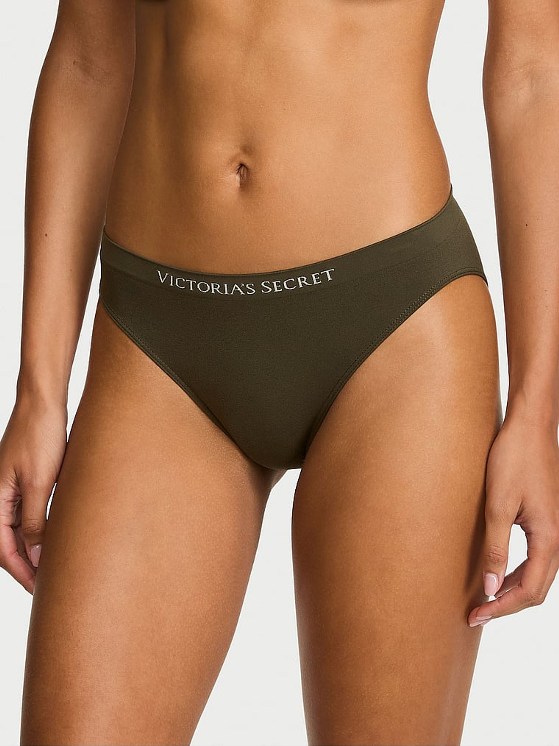 Olive Green Bikini Knickers - Image 1 of 2