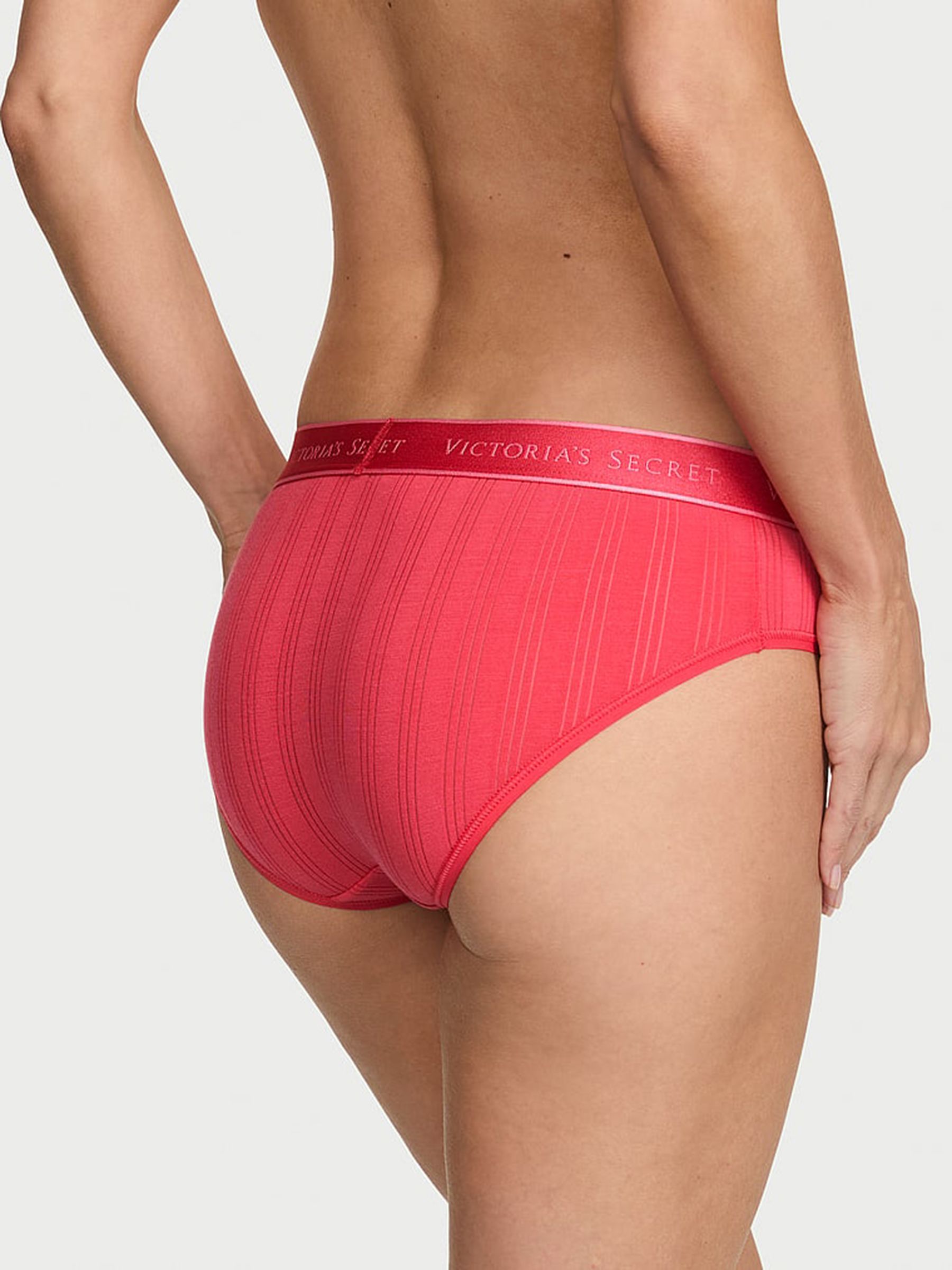 Wild Watermelon Pink Hipster Modal Logo Knickers - Image 2 of 2 Wild Watermelon Pink Hipster Modal Logo Knickers - Image 2 of 2