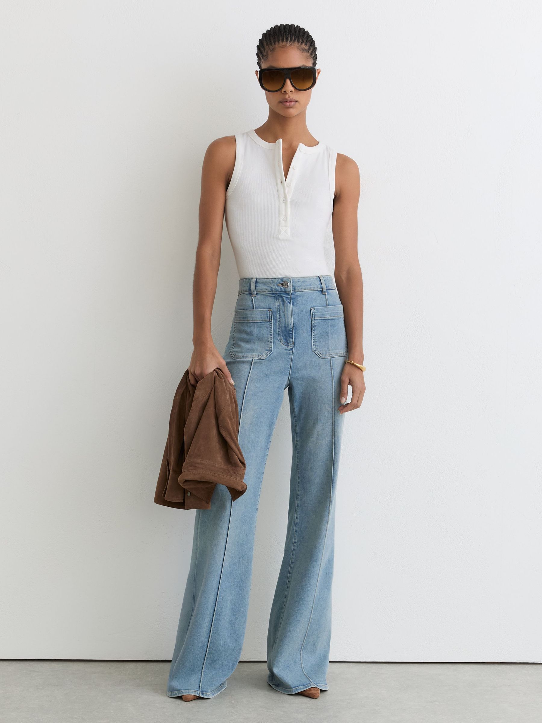 Vest in White - Image 1 of 7