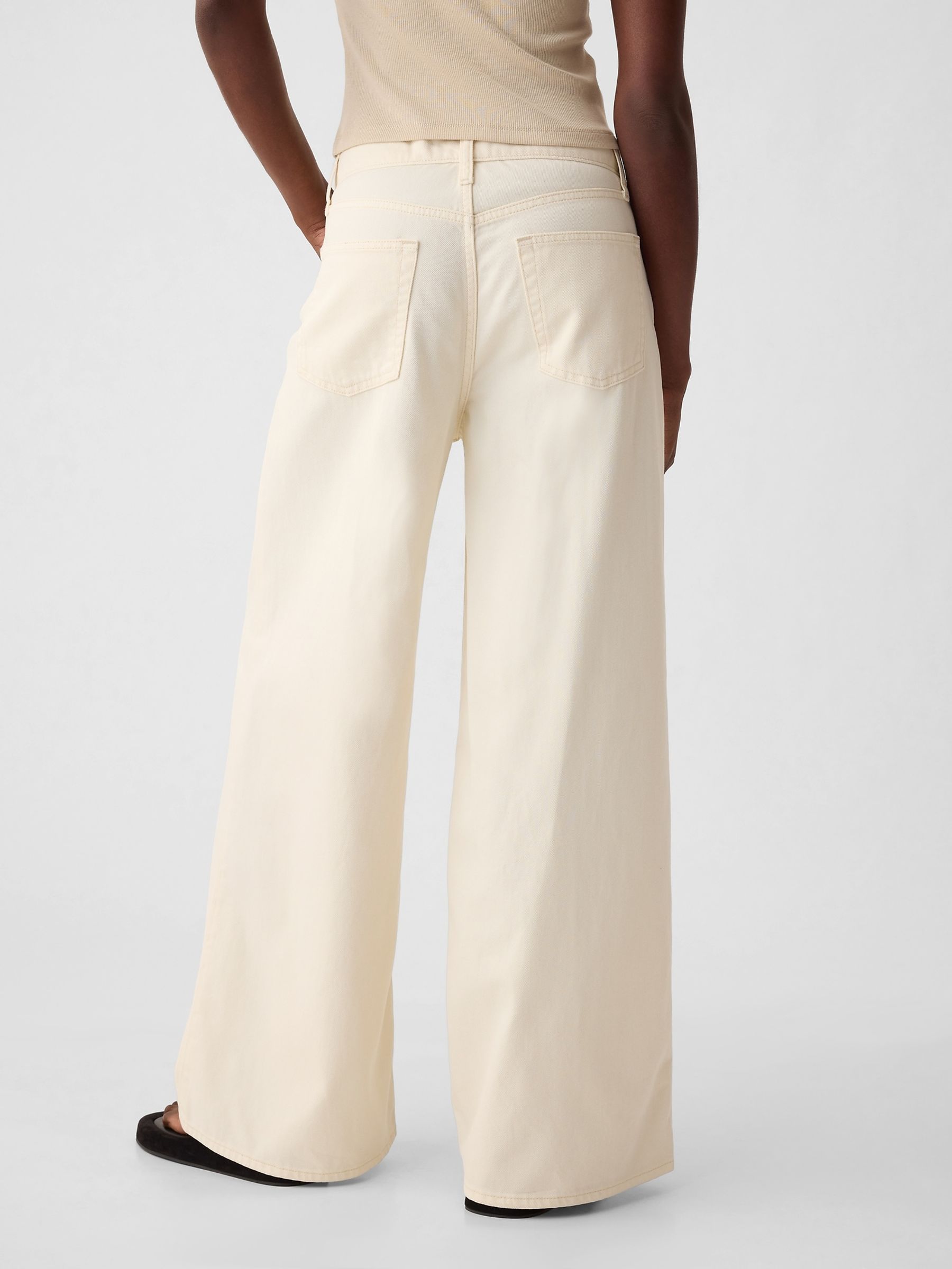 Yellow Mid Rise UltraSoft Baggy Jeans - Image 2 of 5