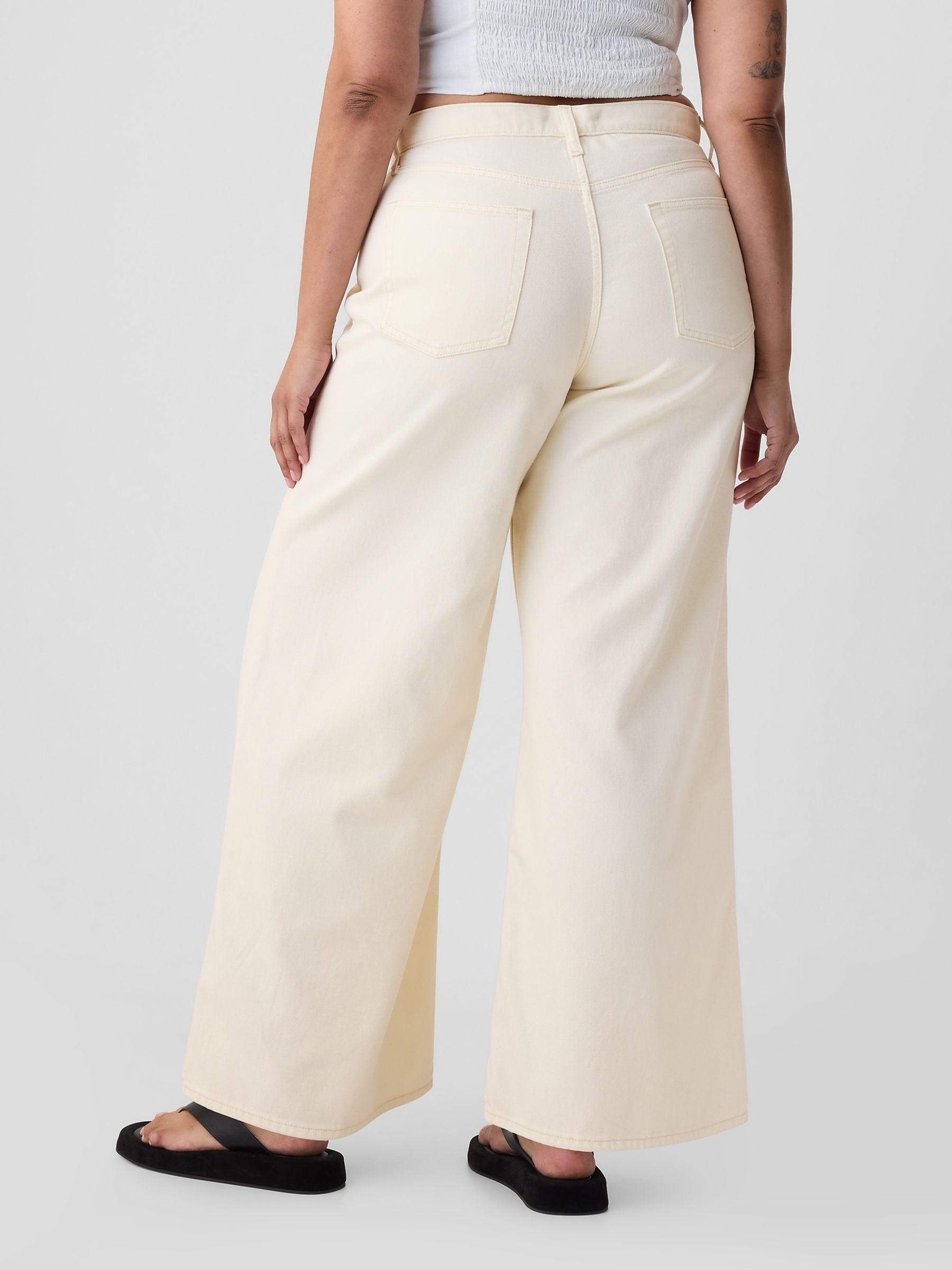 Yellow Mid Rise UltraSoft Baggy Jeans - Image 4 of 5