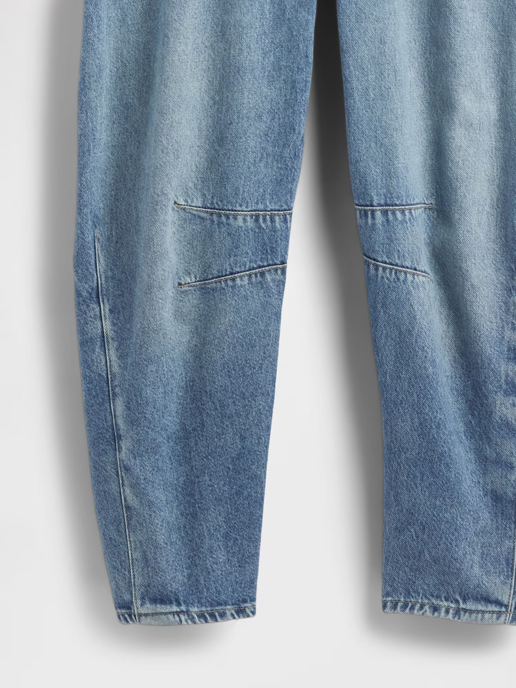 Indigo Blue UltraSoft Denim Horseshoe Overalls Dungarees - Image 4 of 4