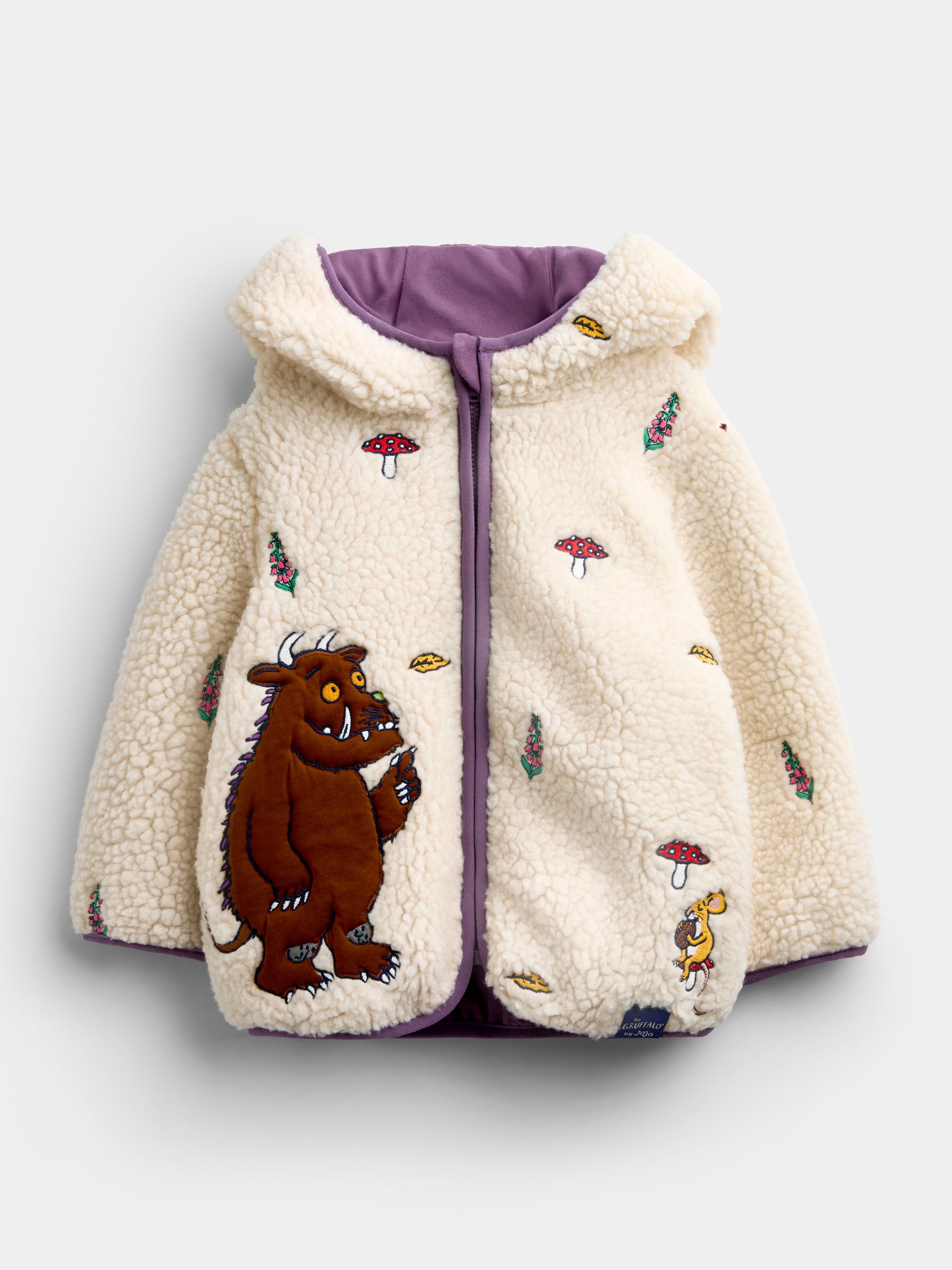 Cream The Gruffalo Hooded Borg Jacket - Image 1 of 5