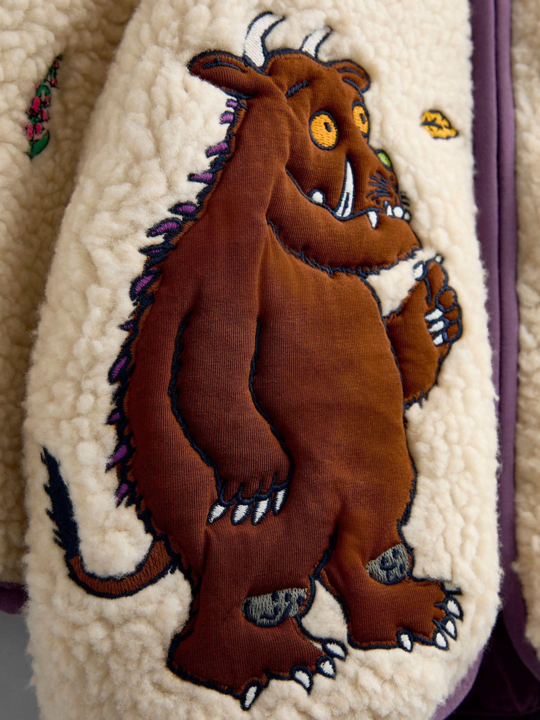 Cream The Gruffalo Hooded Borg Jacket - Image 4 of 5
