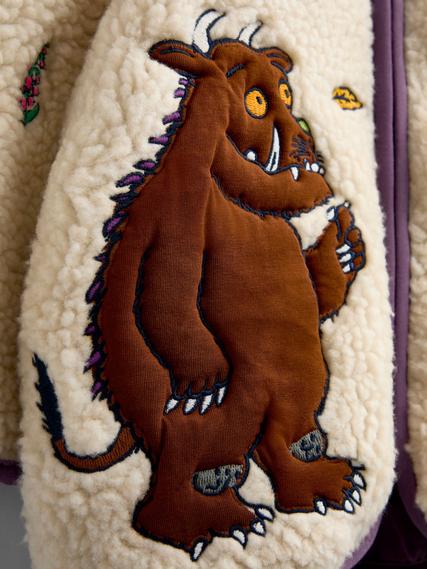 Cream The Gruffalo Hooded Borg Jacket - Image 8 of 9
