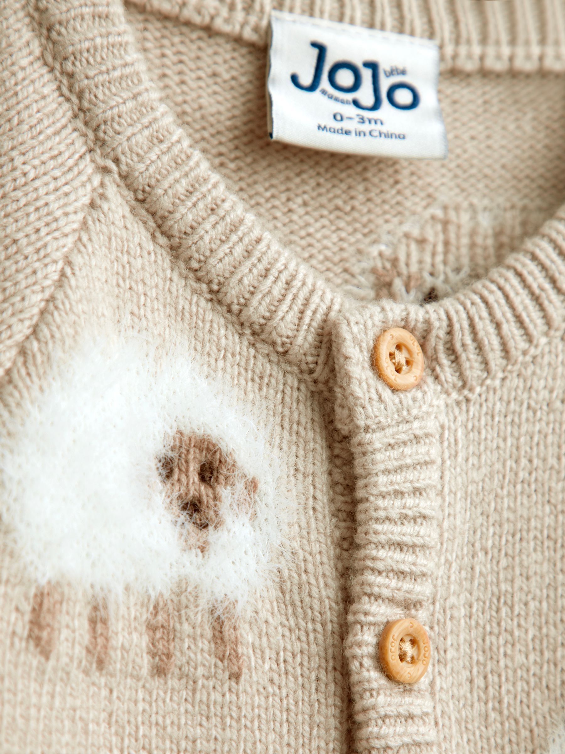 Natural Sheep Knit All-In-One - Image 3 of 4