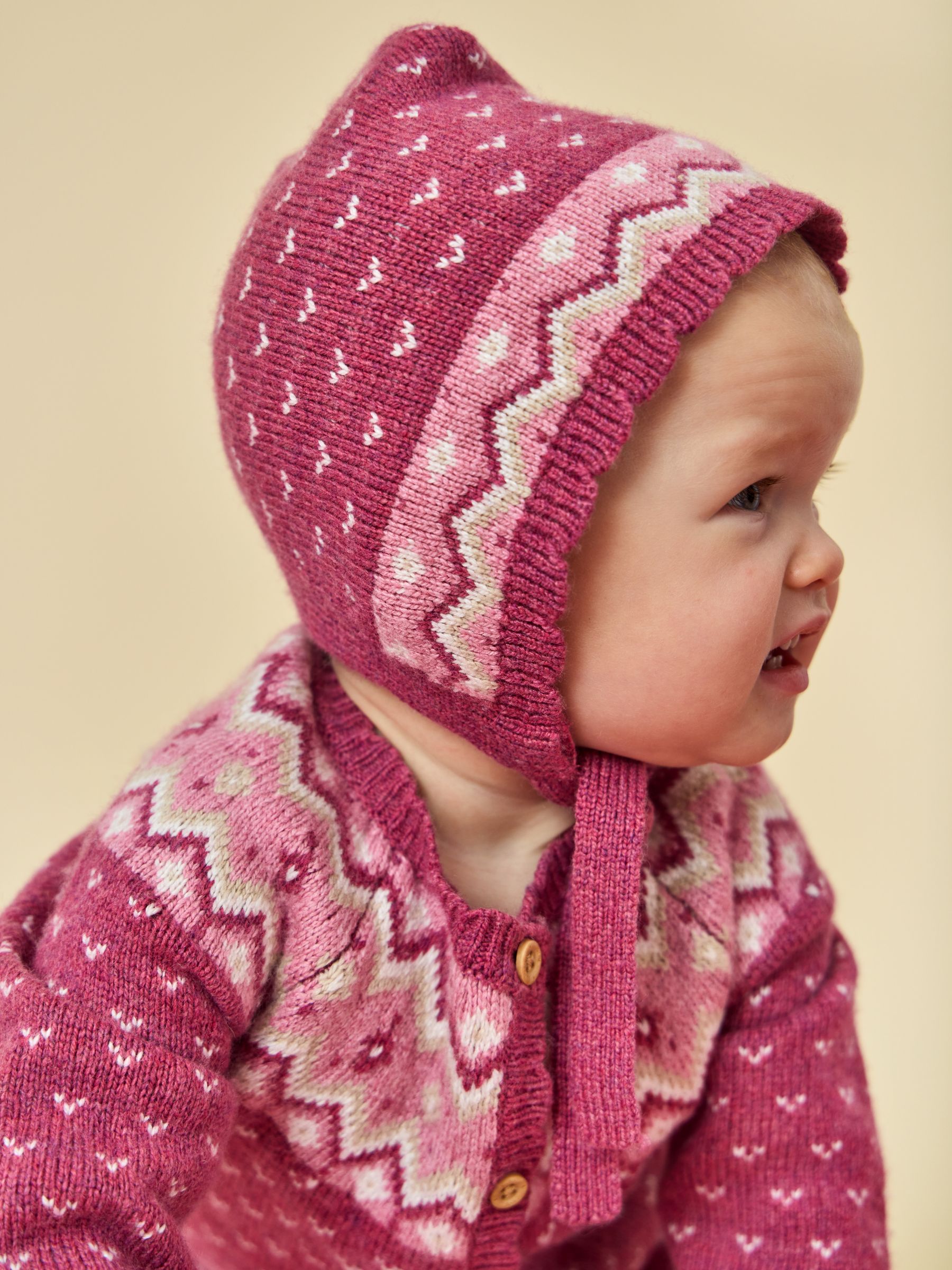 Berry Red All-In-One Knit Set - Image 2 of 2