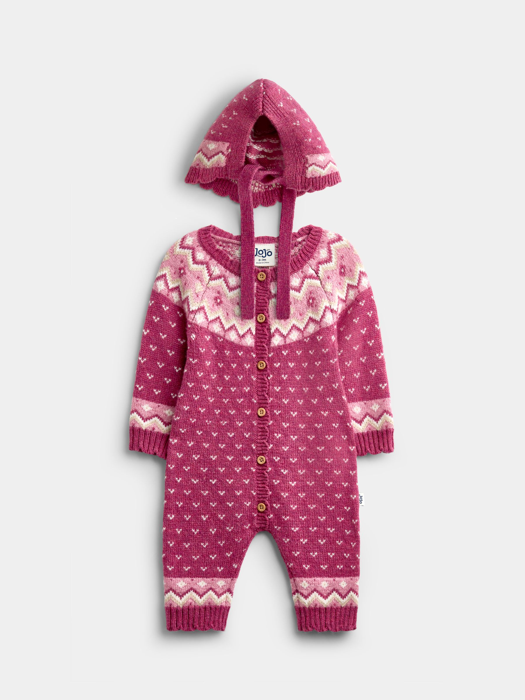 Berry Red All-In-One Knit Set - Image 3 of 11