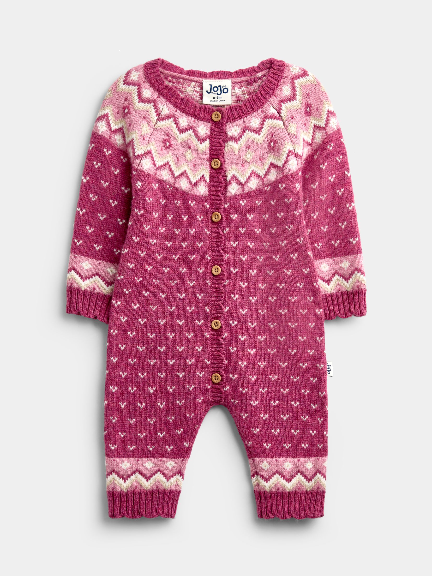 Berry Red All-In-One Knit Set - Image 4 of 11