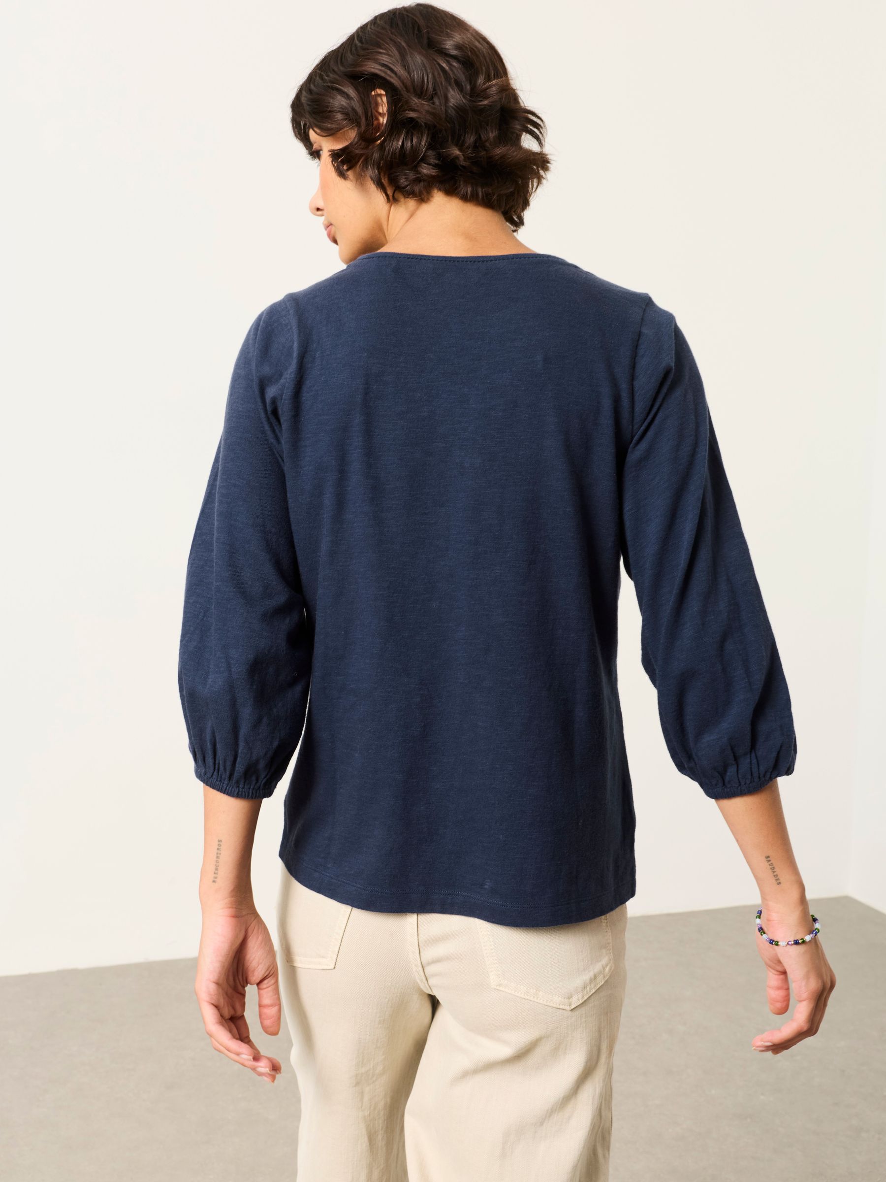 Penny Navy Sparkle Graphic Top - Image 2 of 5